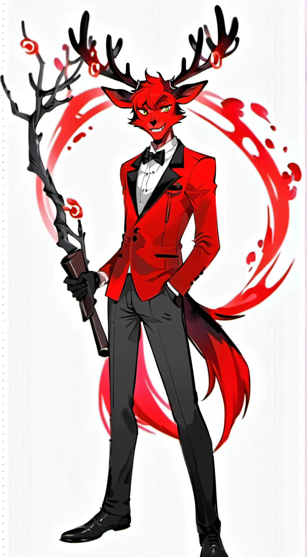 ai character: Alastor  background