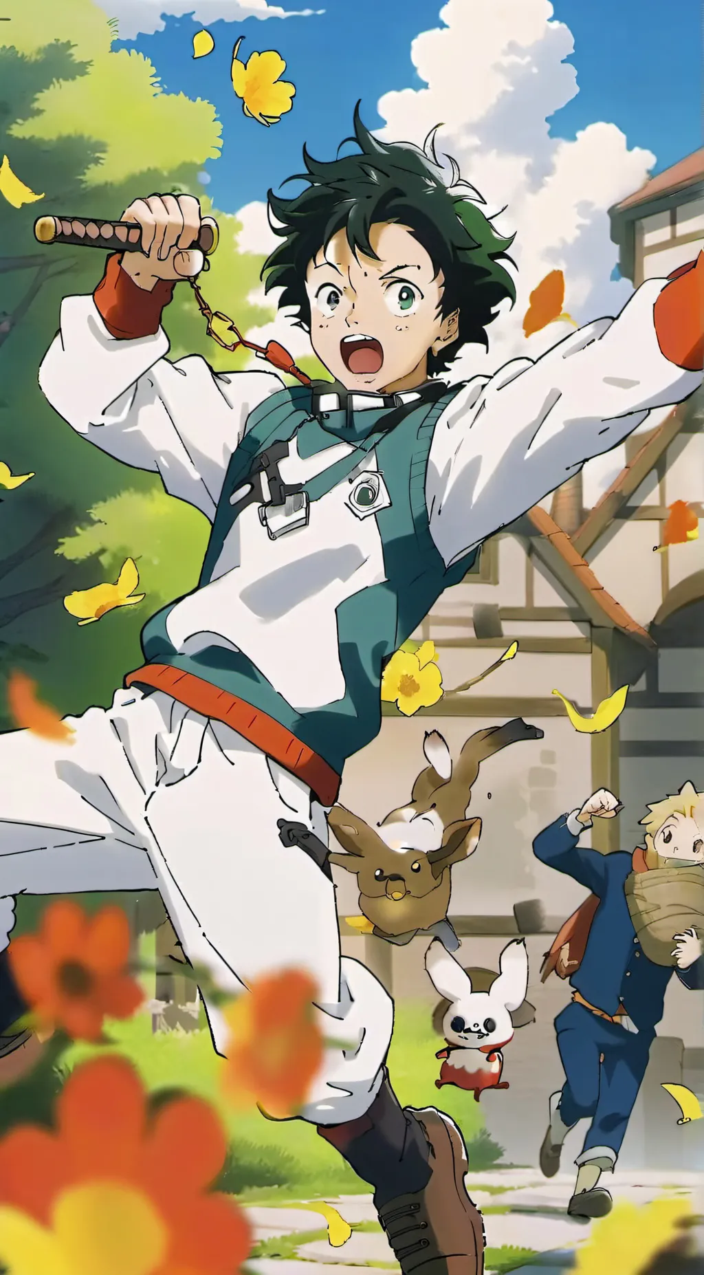 ai character: Mha concert background