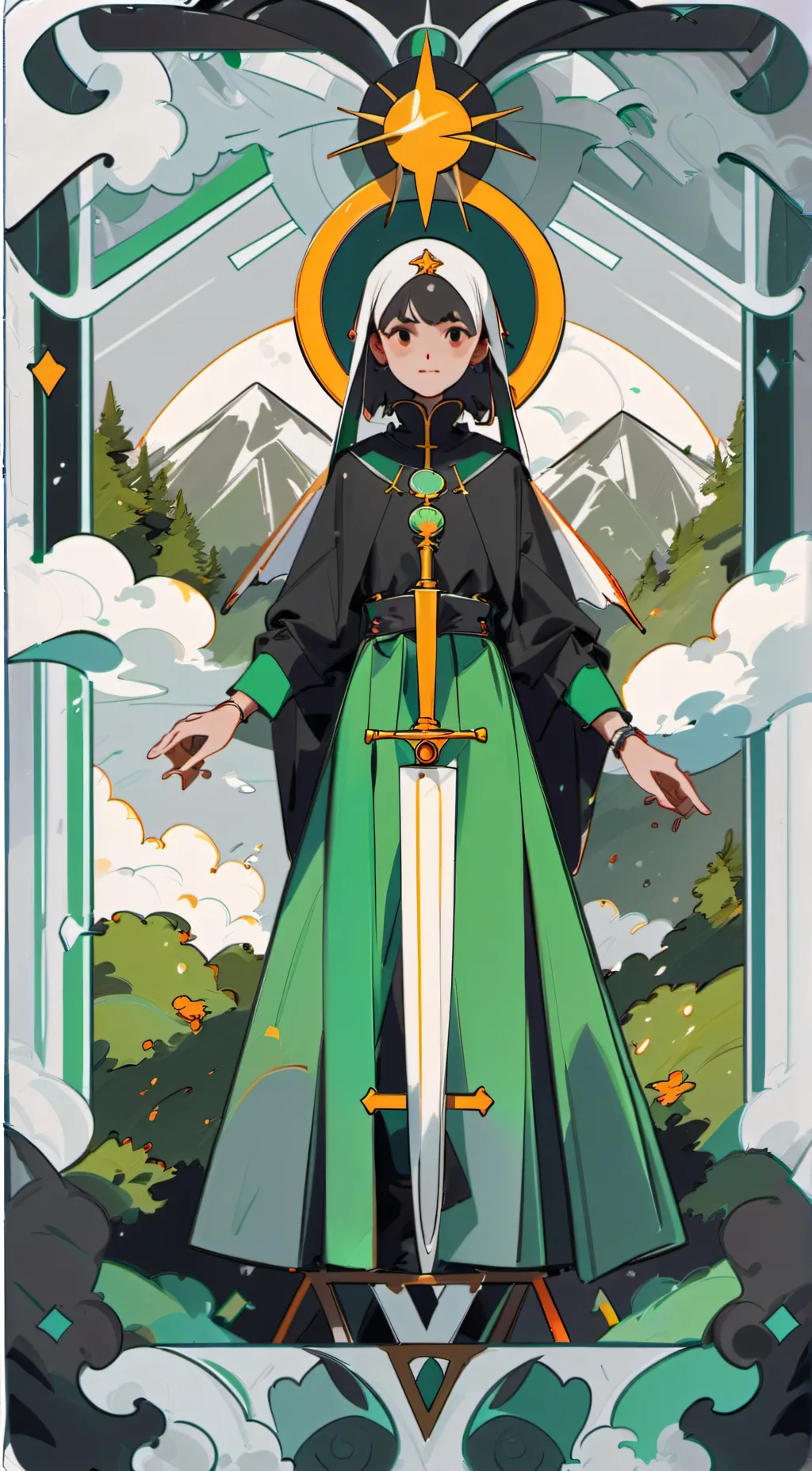 ai character: Mira  background