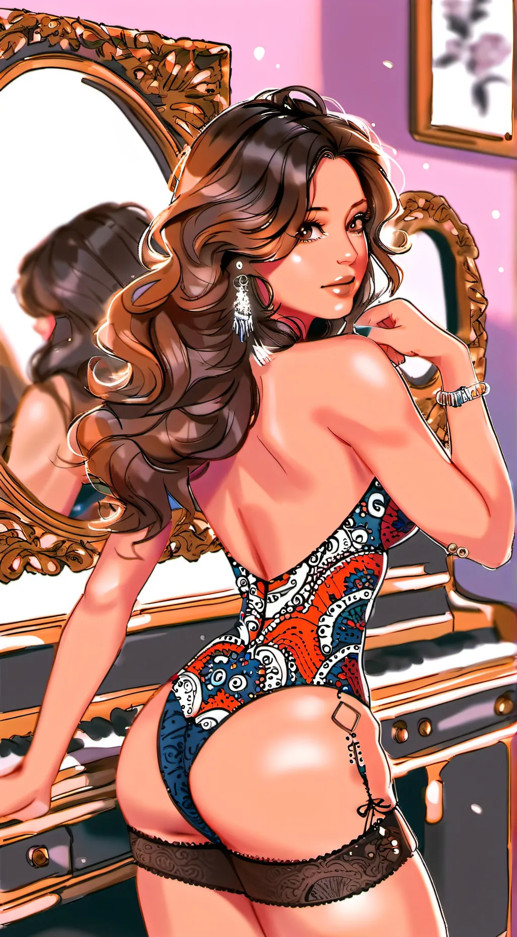ai character: Addison background