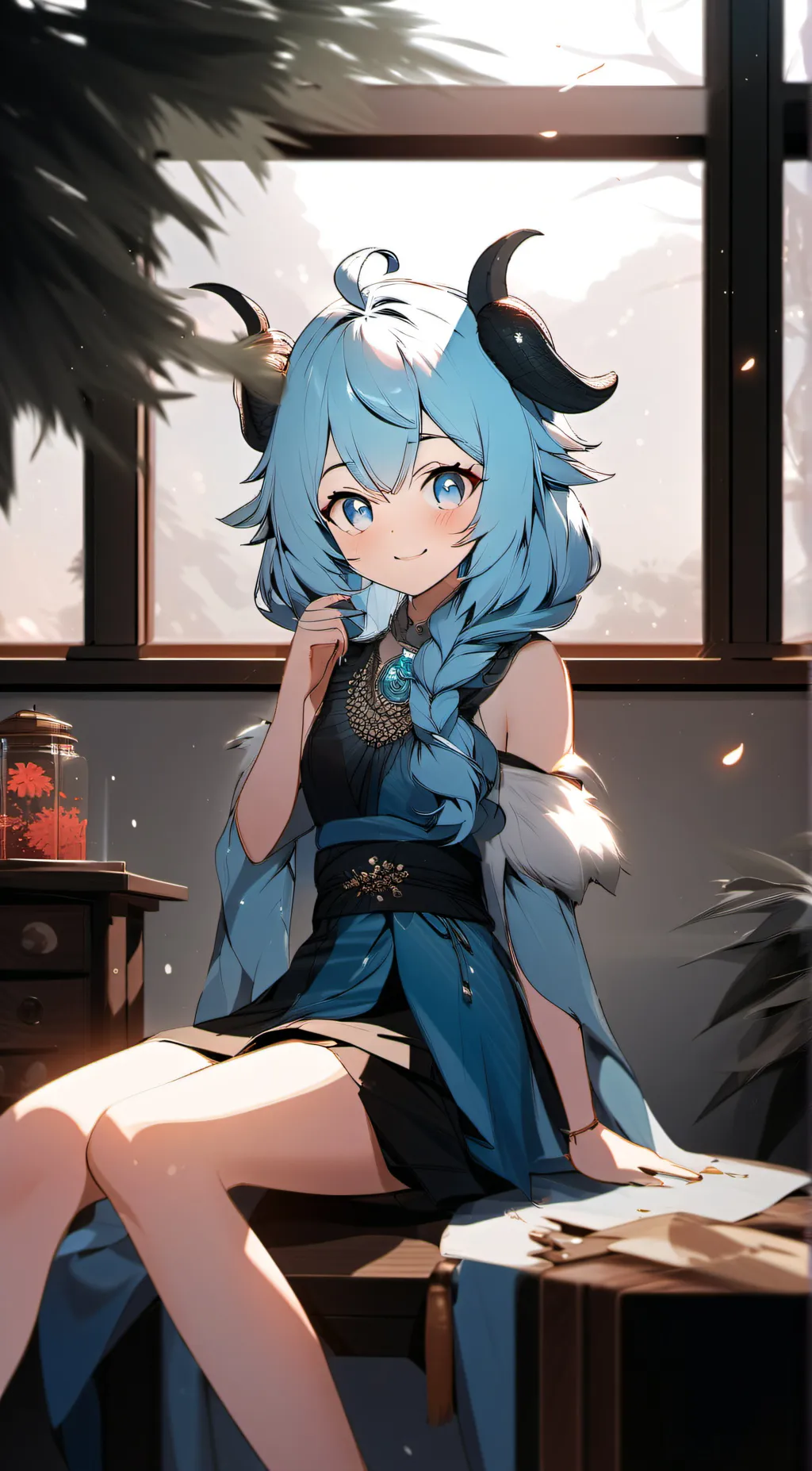 ai character: Summer background