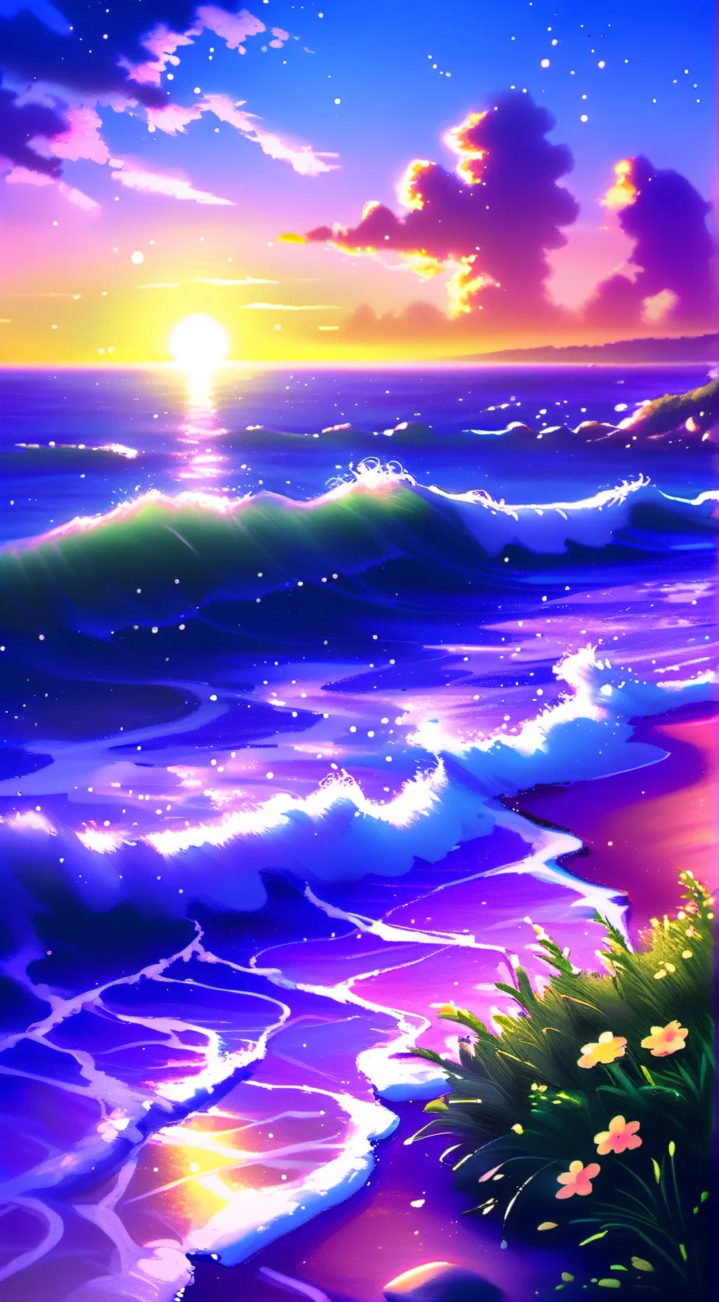 ai character: Hh Beach Day!!! background