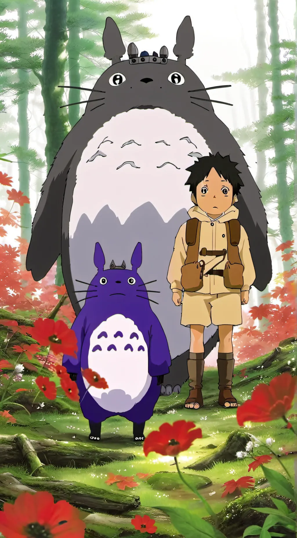 ai character: Totoro background