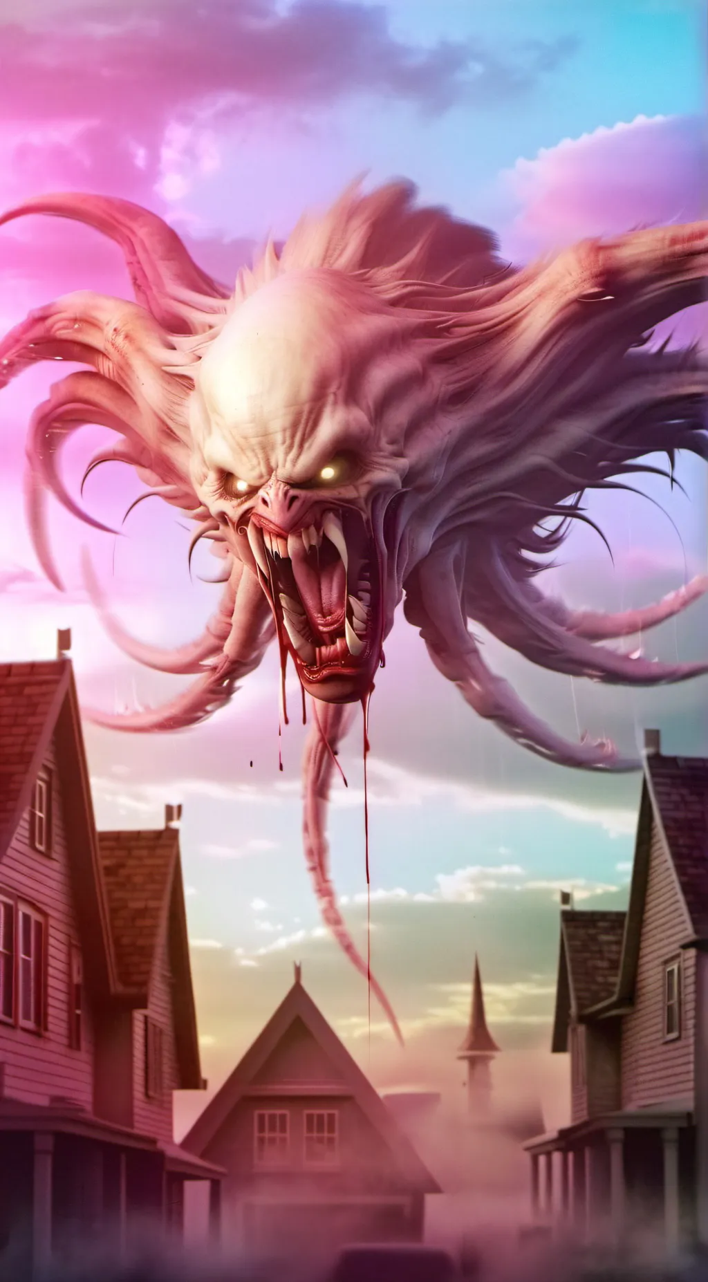 ai character: Octopus Kraken background