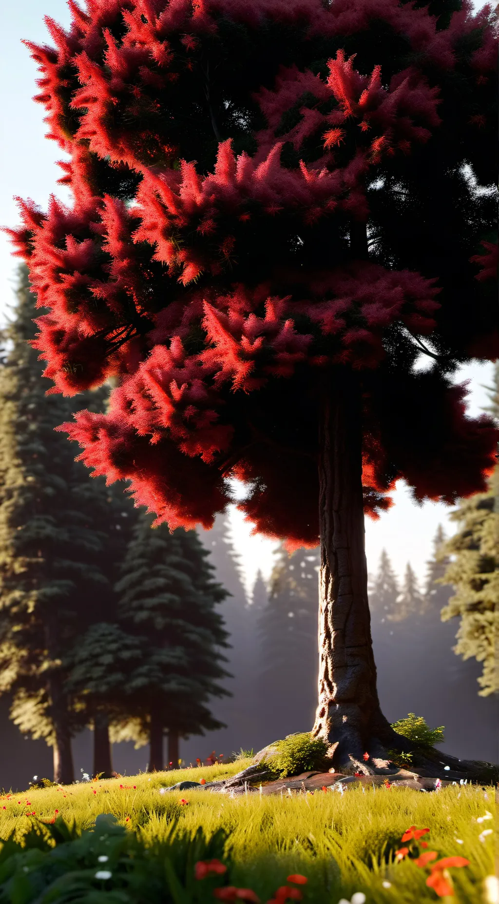 ai character: Nature background