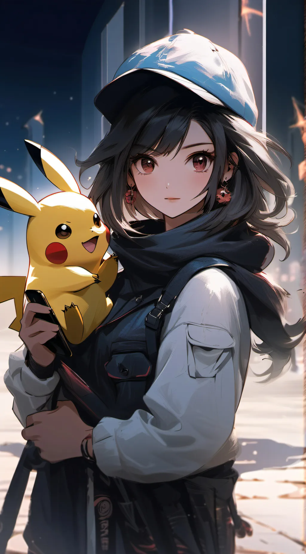 ai character: Pokemon catcher background