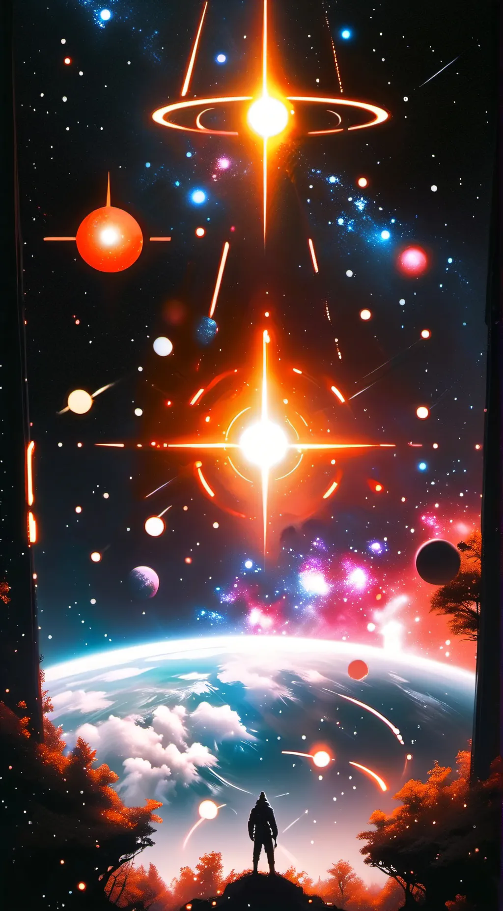 ai character: Solarballs background