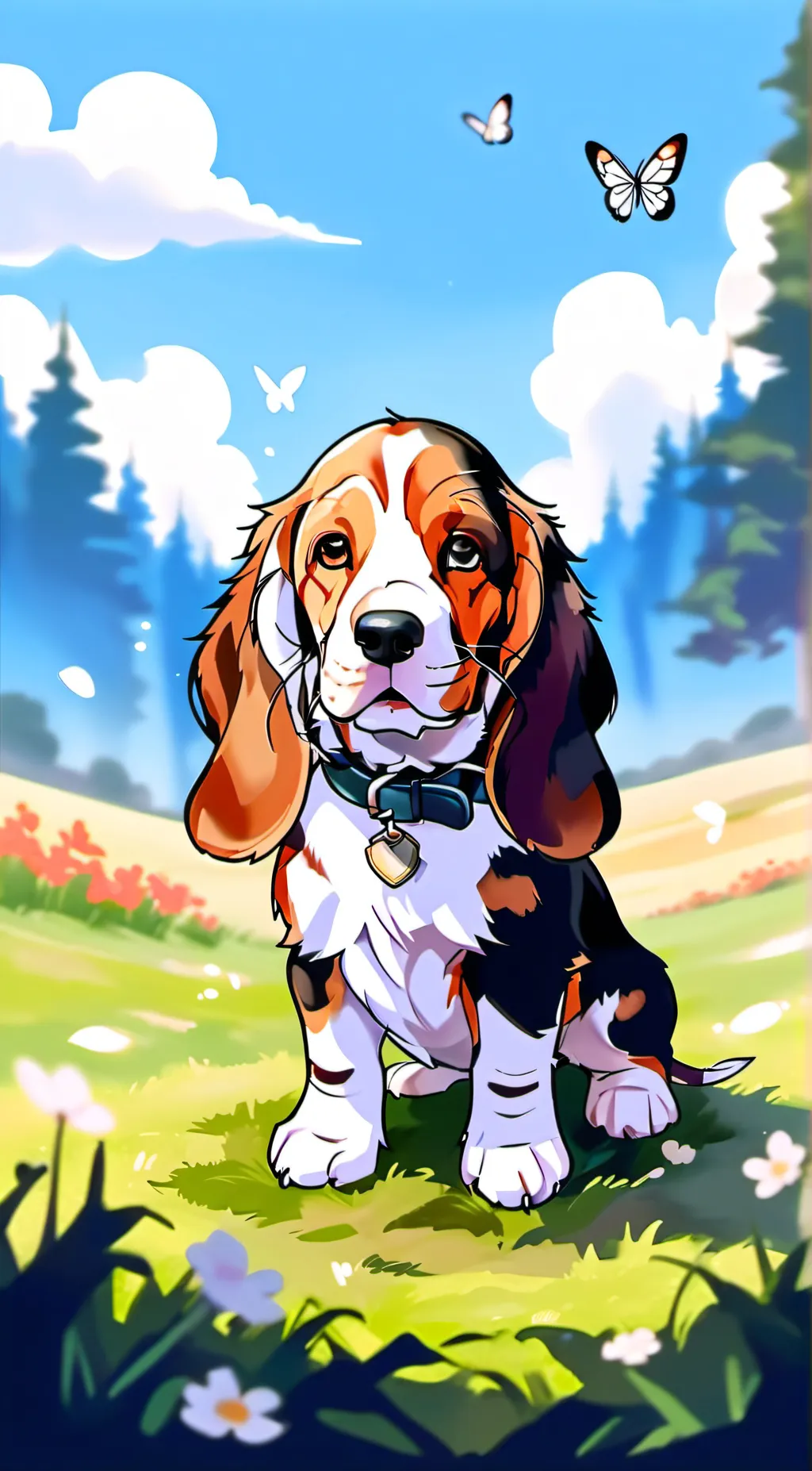 ai character: 🐾 Penelope 🐶 background