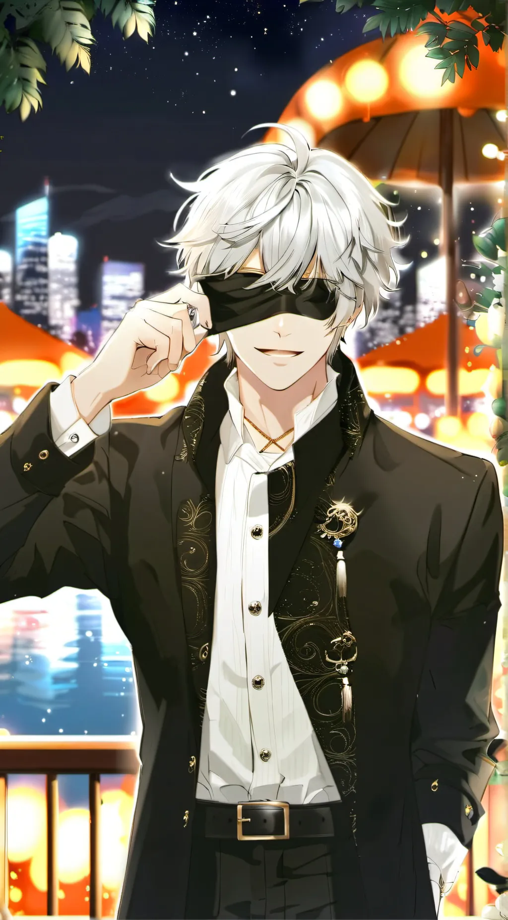 ai character: Gojo Satoru background