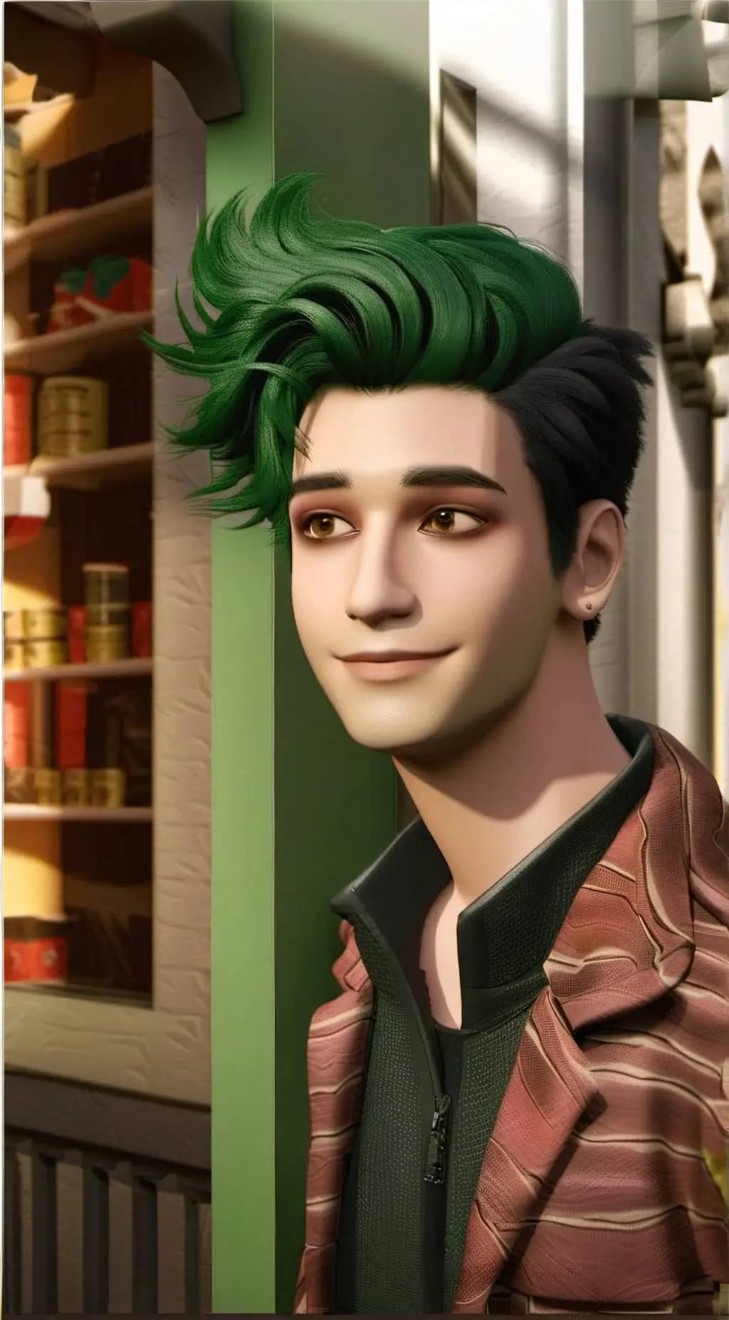 ai character: Zed background