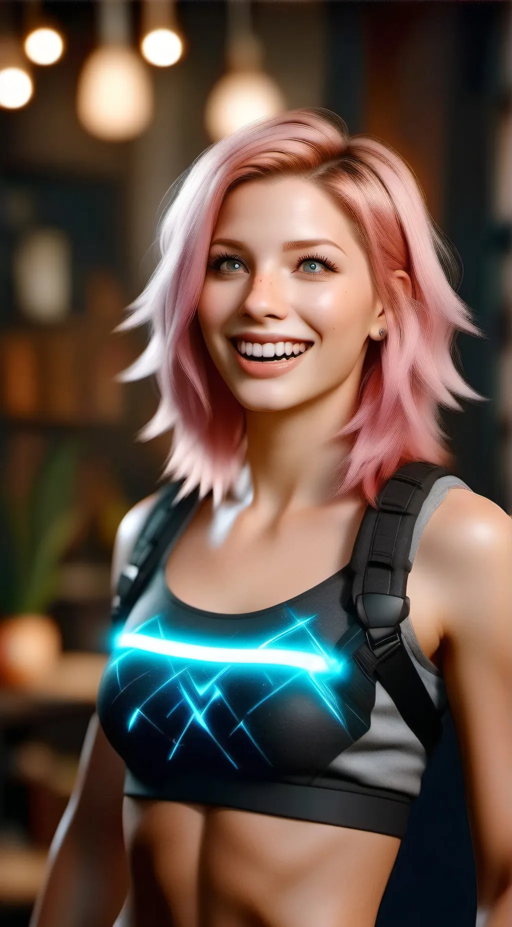 ai character: QueenManda background