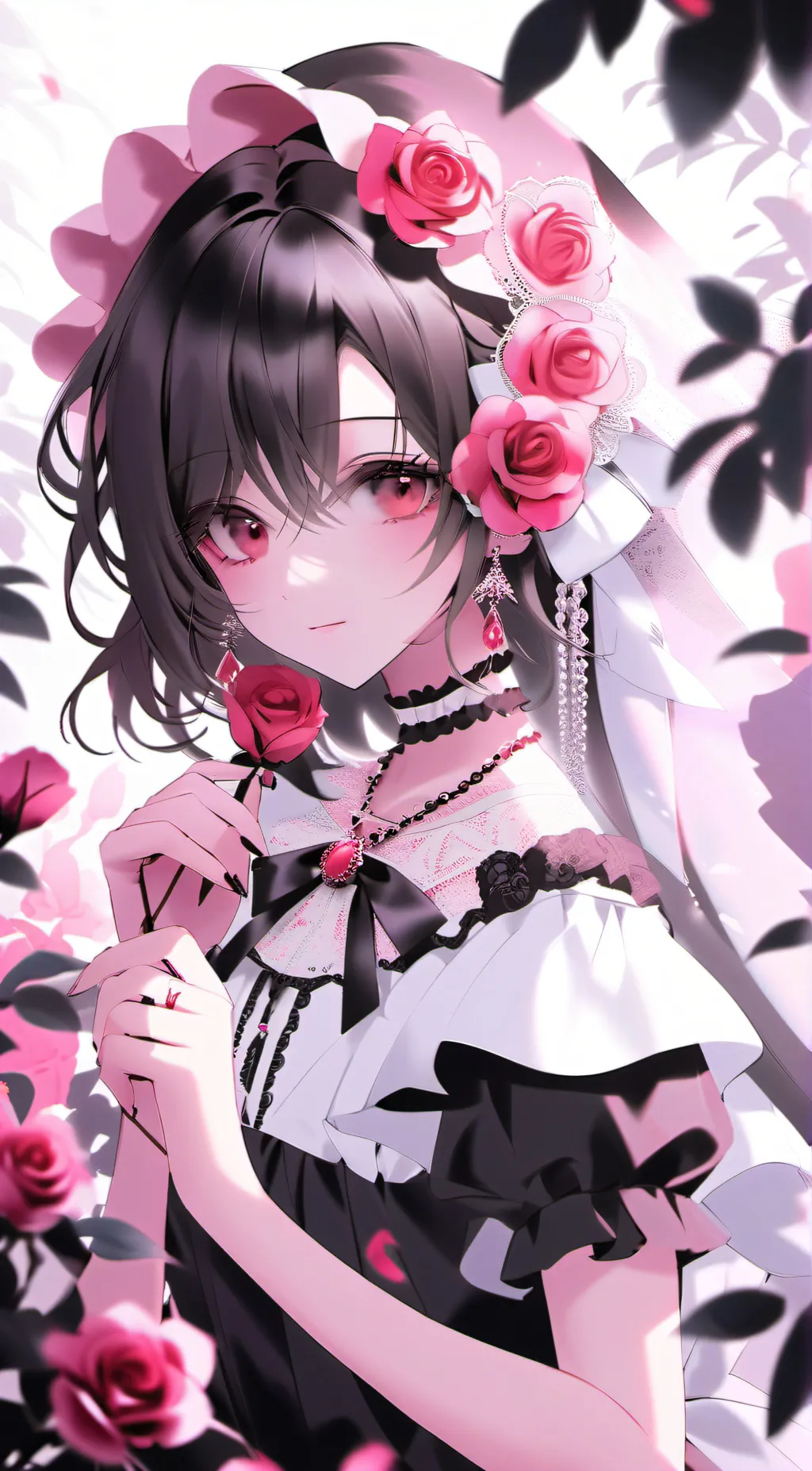 ai character: Luna background