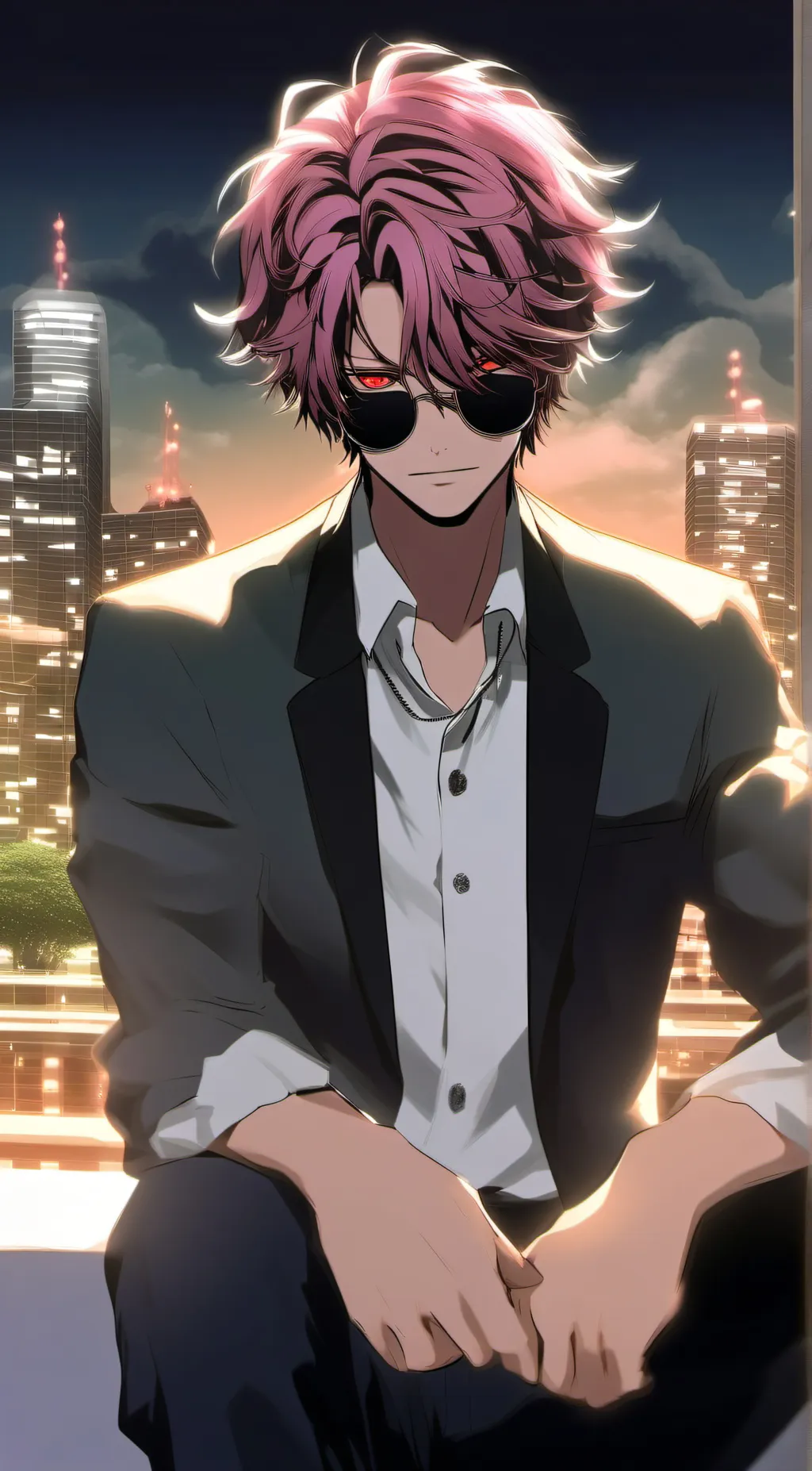 ai character: Leon background