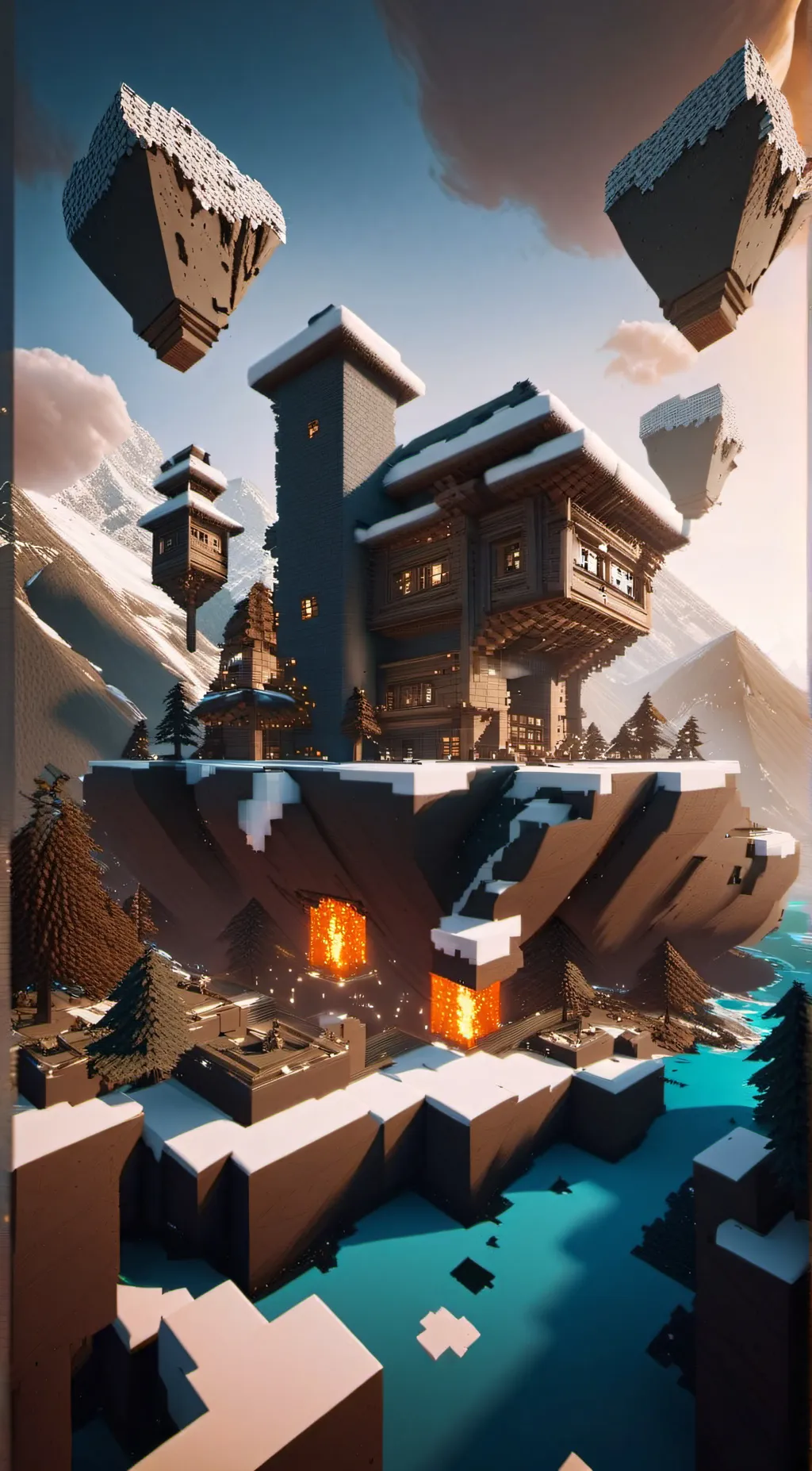 ai character: minecraft dwellers background