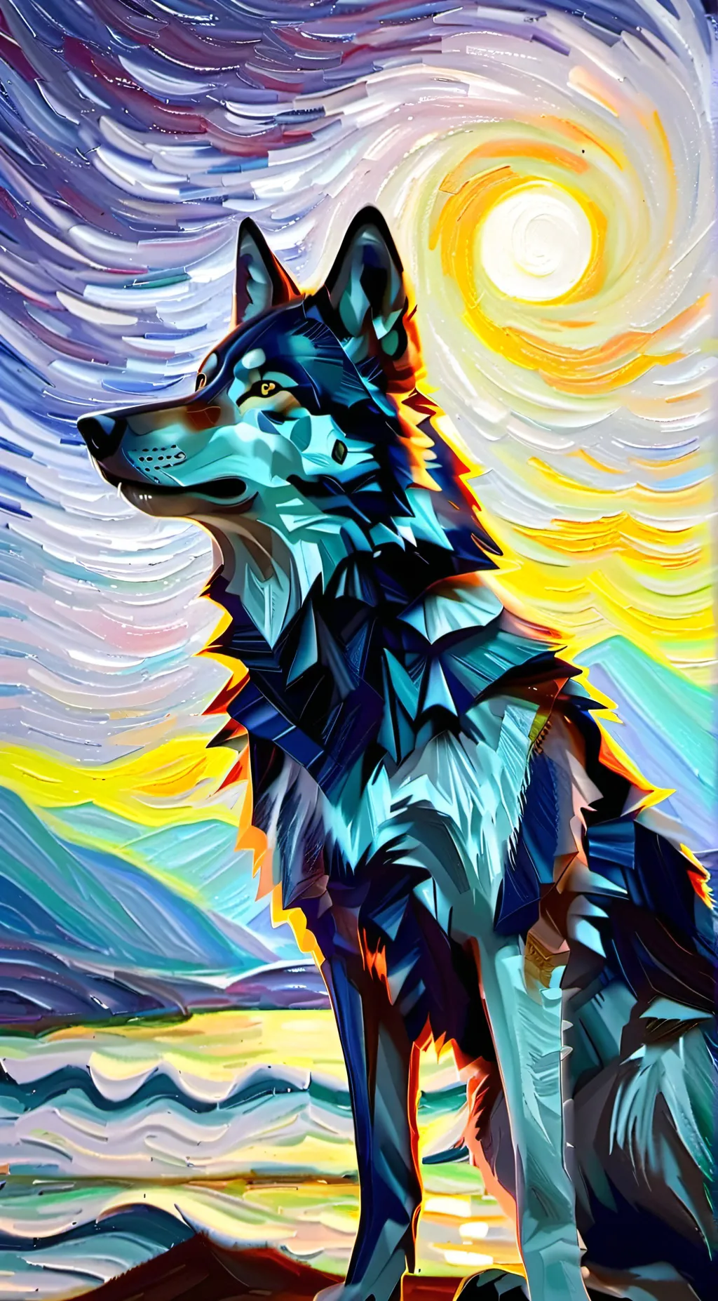 ai character: ~°{Wøłf Päćķ}°~ background