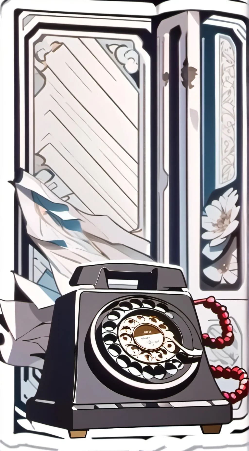 ai character: SAMS TELEPHONE  background