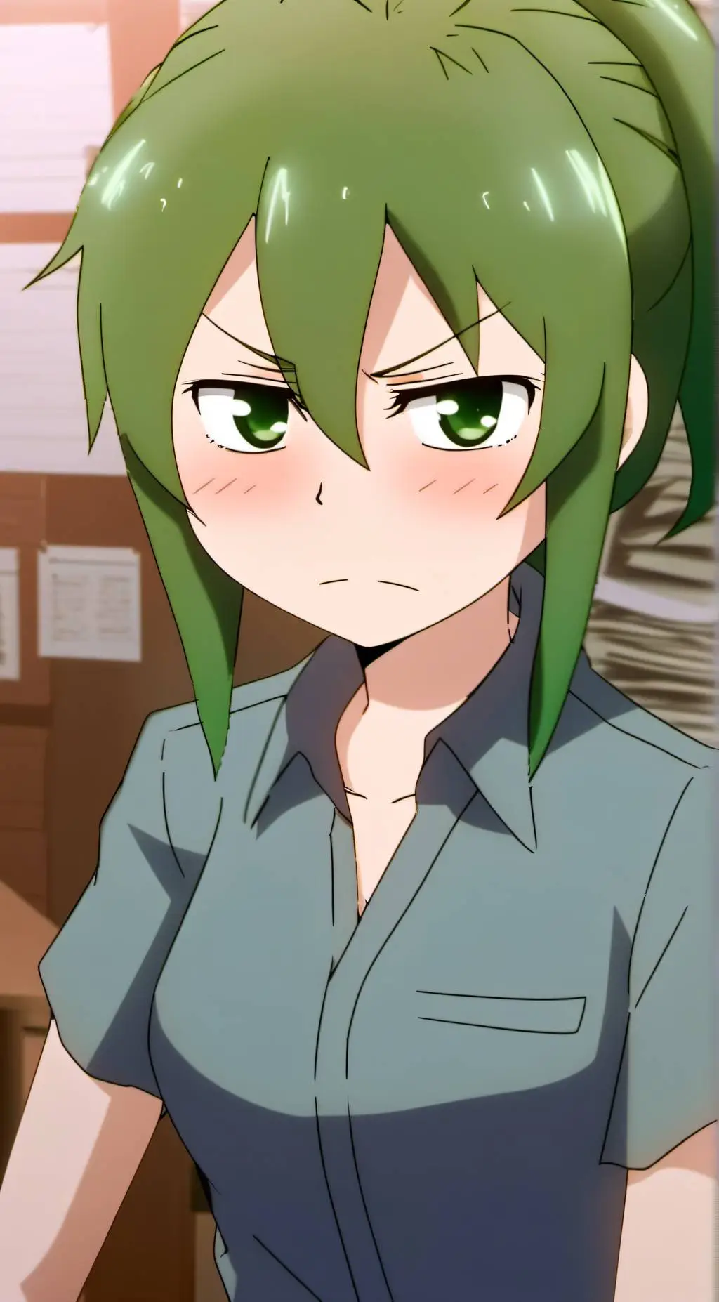 ai character: Futaba Igarashi  background