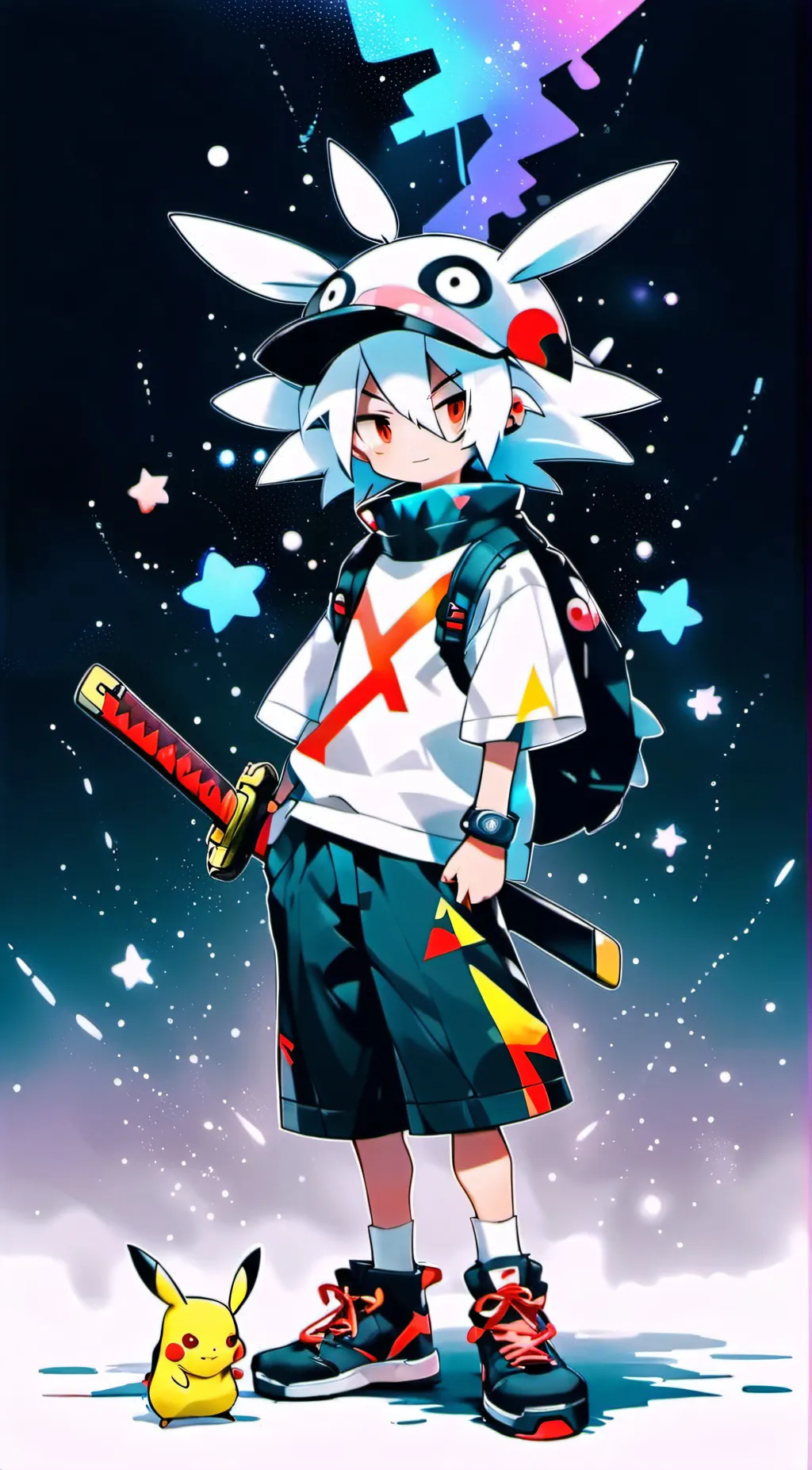 ai character: underverse  background
