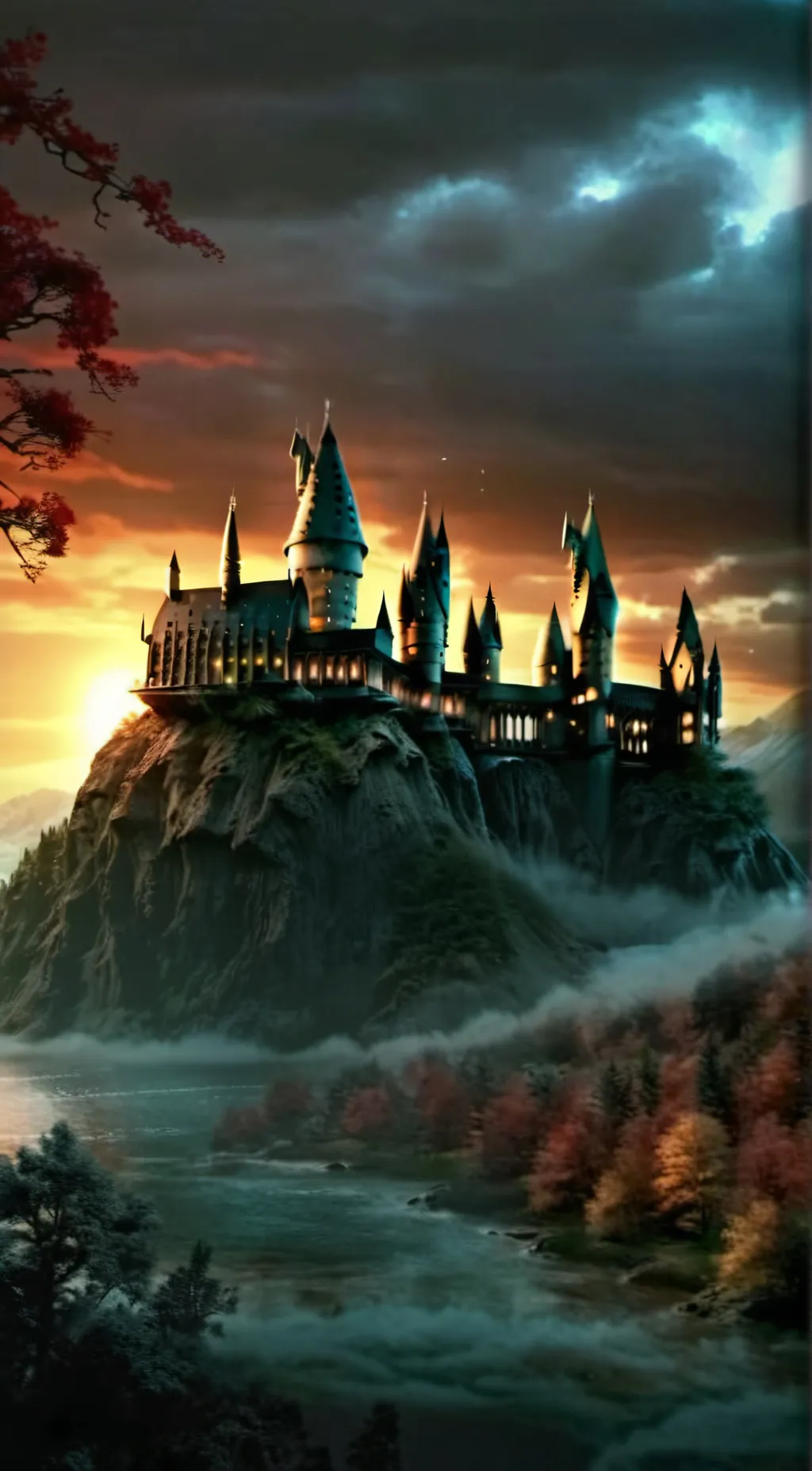 ai character: Hogwarts background