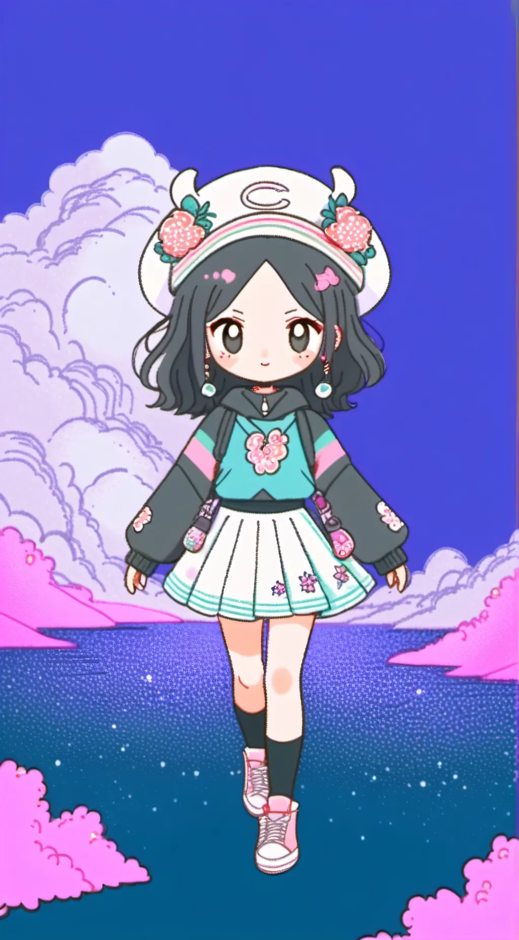 ai character: kuromi background