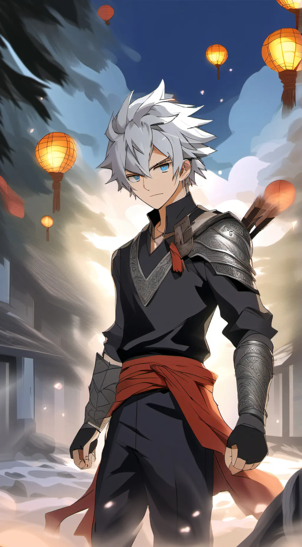 ai character: Bakugo background