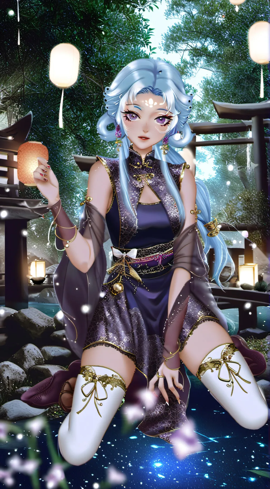 ai character: Luna Moth  background