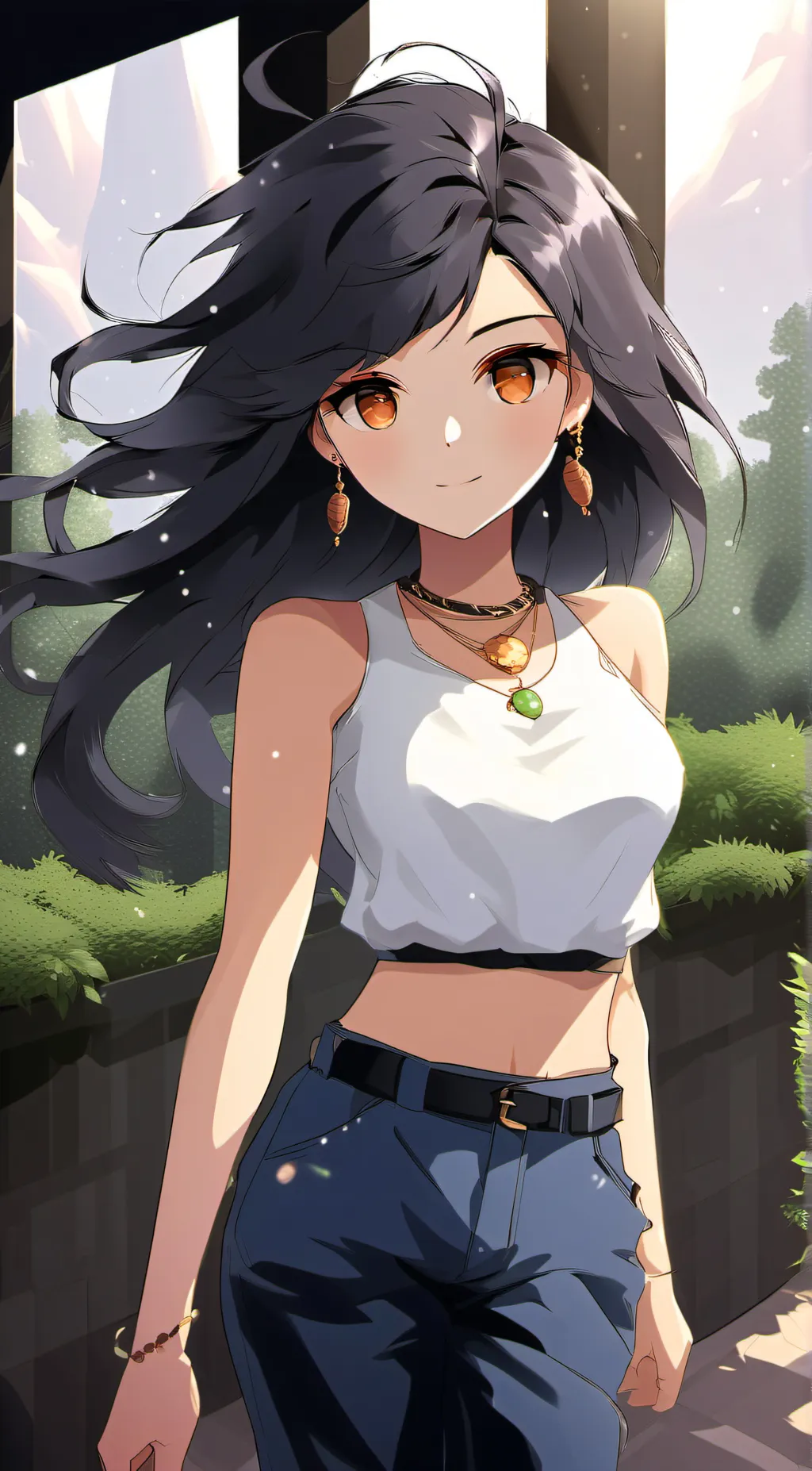 ai character: Momo background