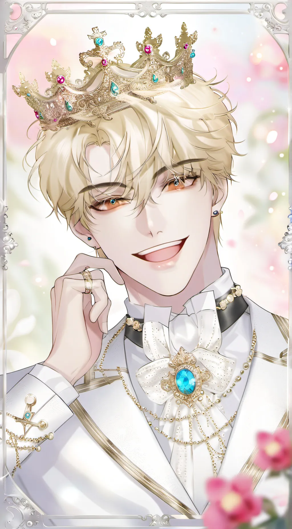 ai character: Prince Charming  background