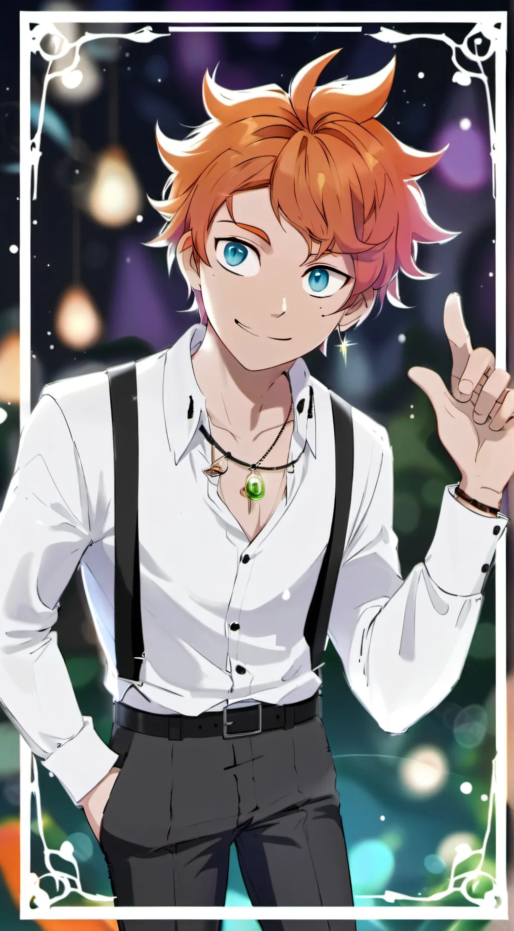 ai character: warren background