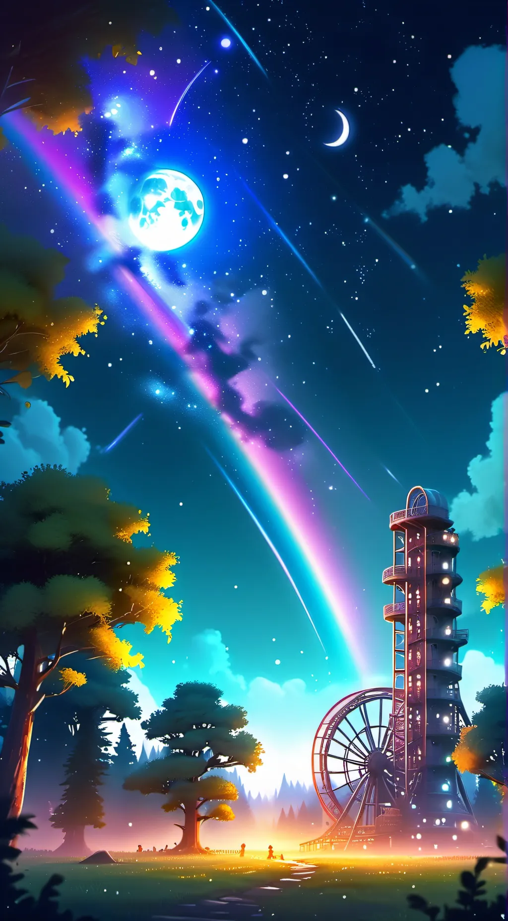 ai character: Rainbow friends  background