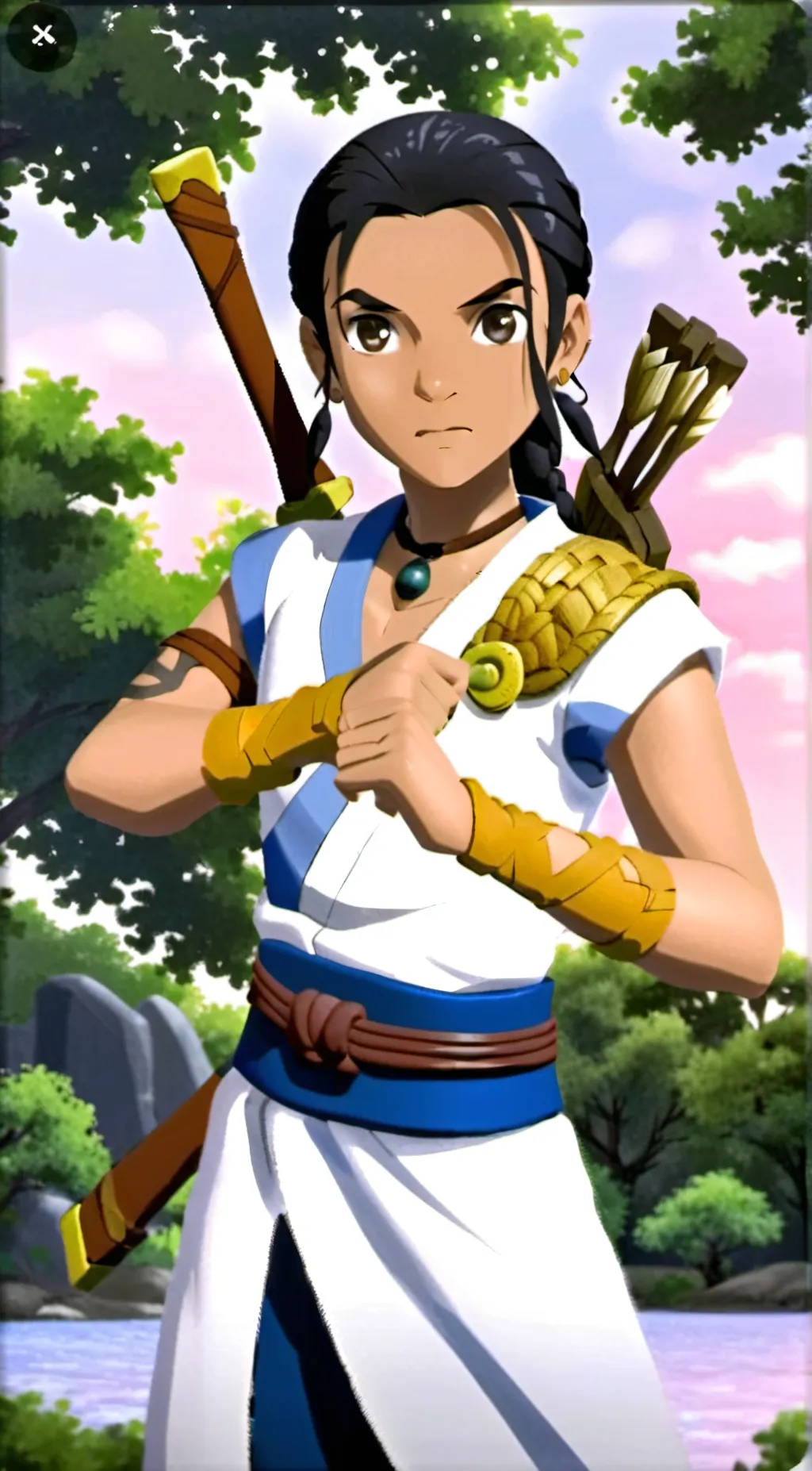 ai character: avatar background