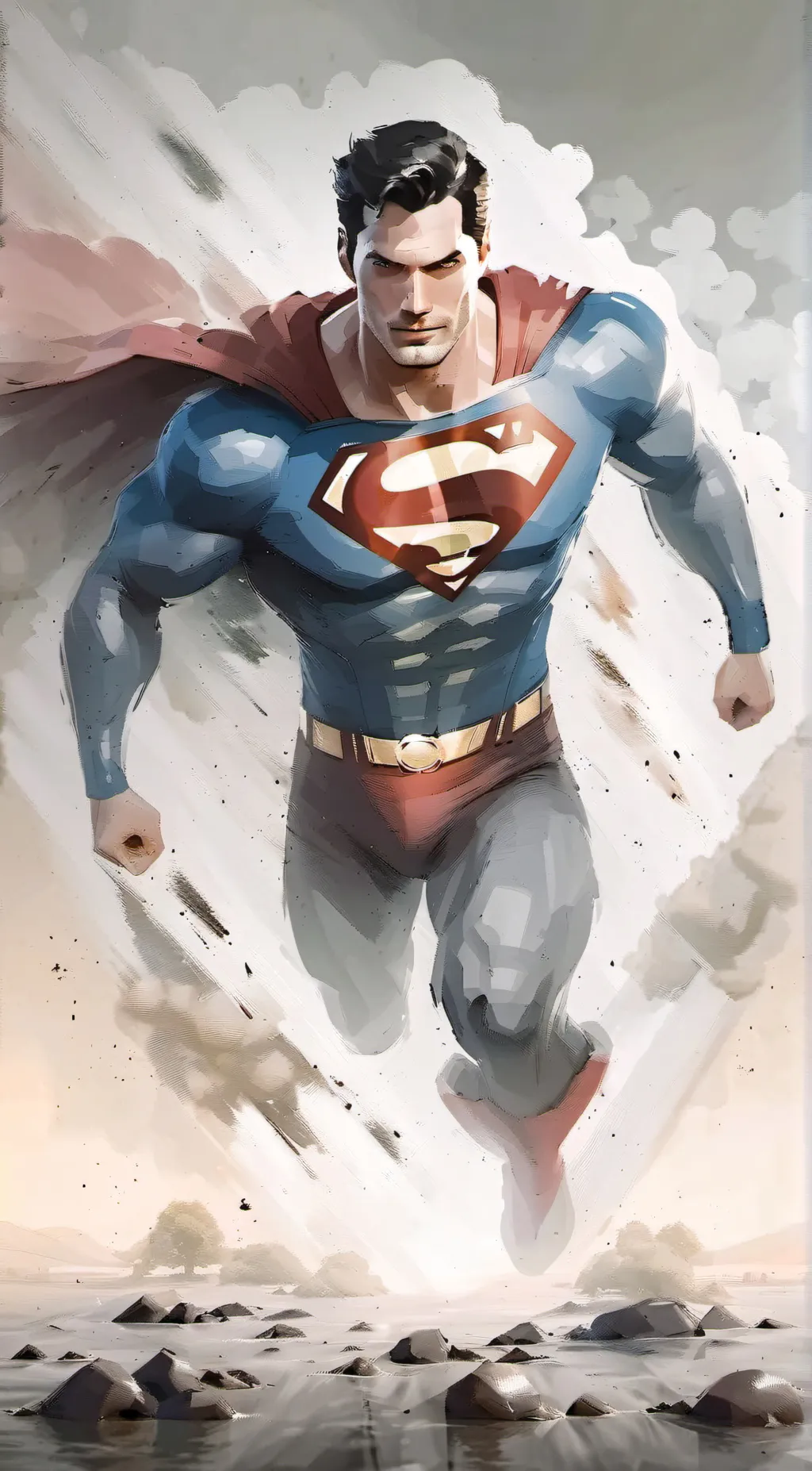 ai character: Superman background