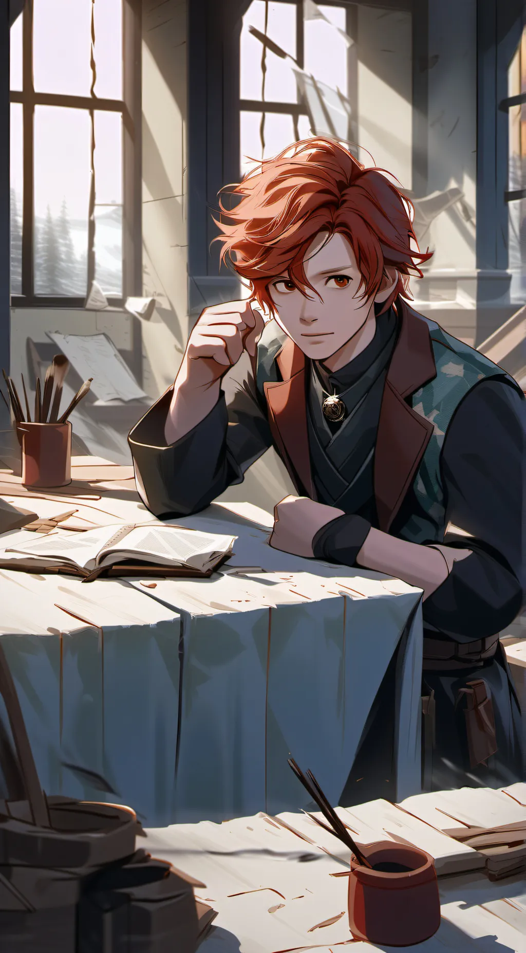 ai character: Ron Weasley  background