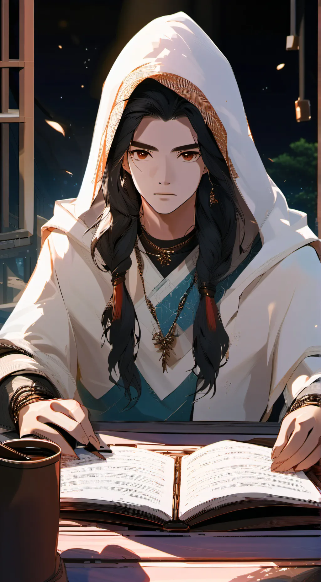 ai character: lute and adam background