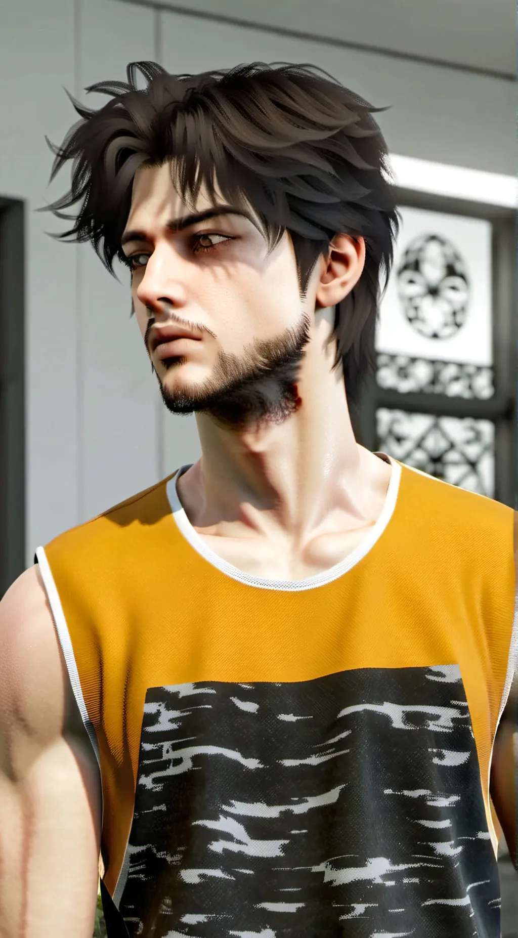 ai character: Abusive bf  background