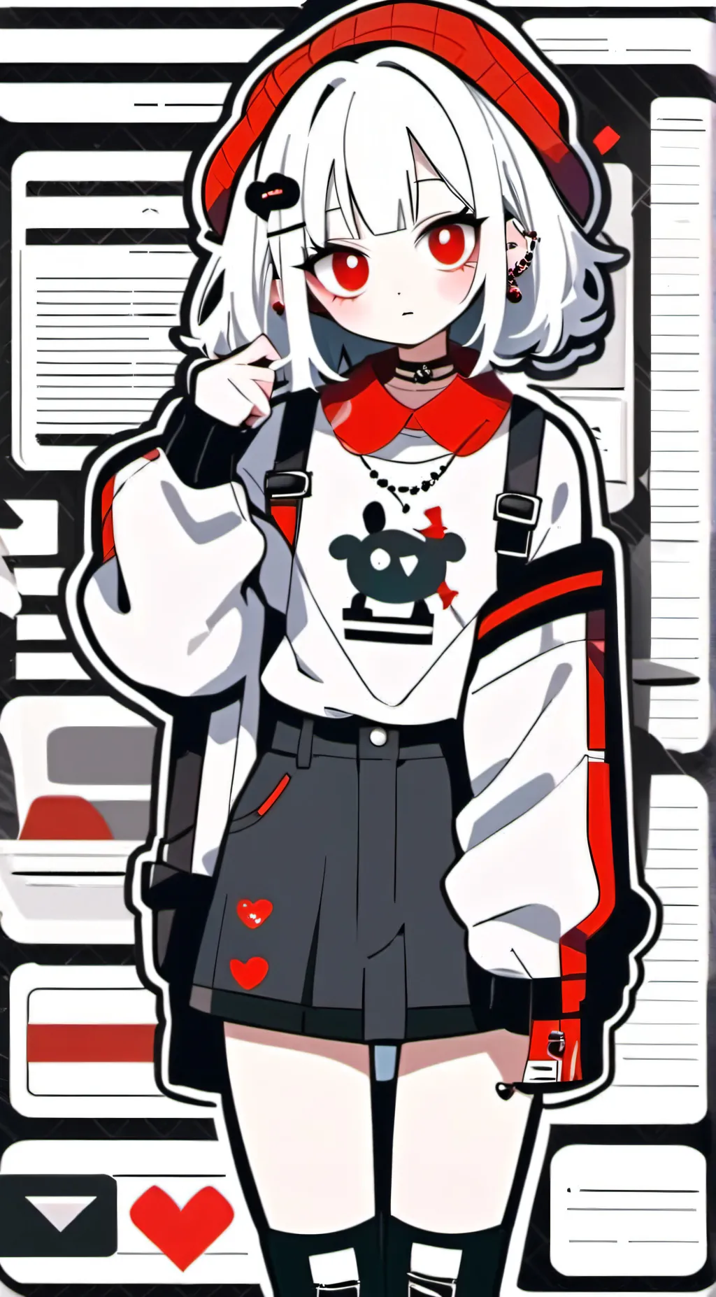 ai character: °-Teddy-° background