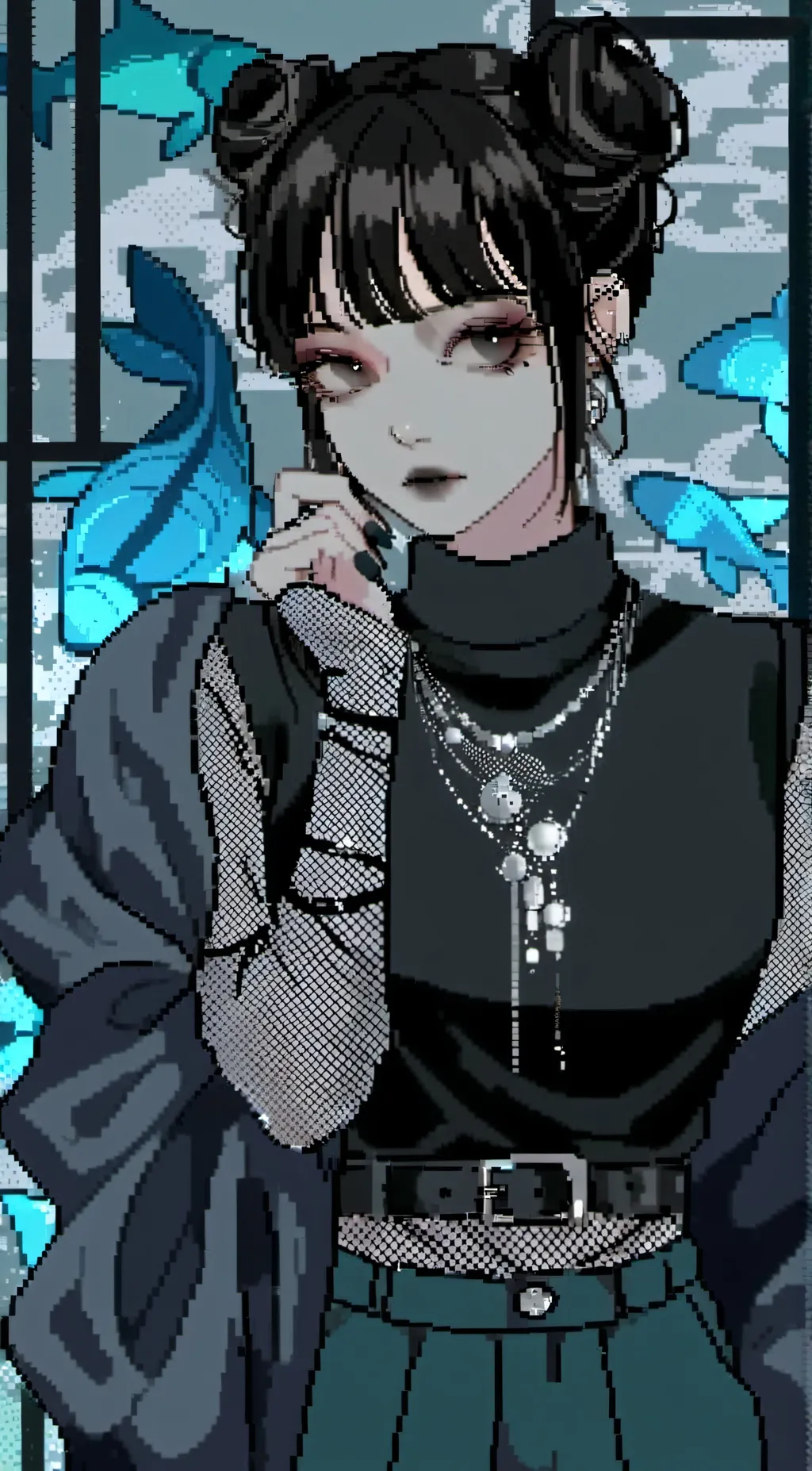 ai character: raven background