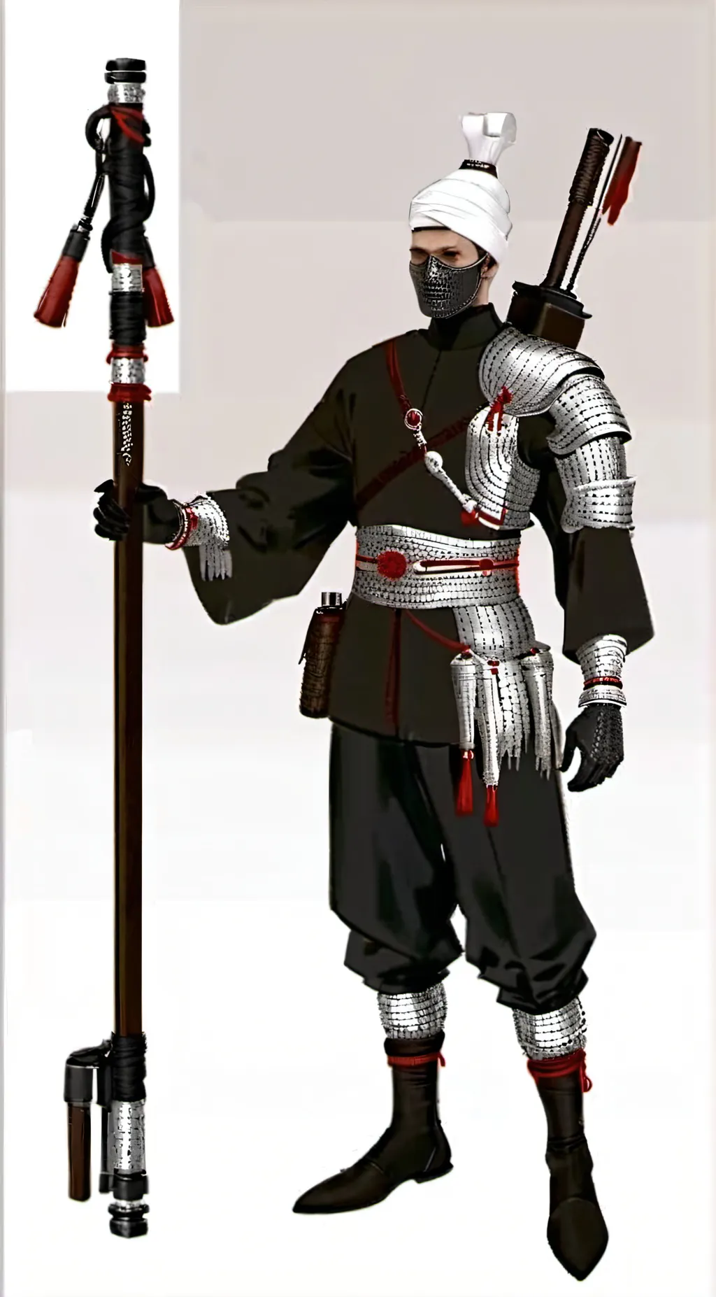 ai character: scientist x plunge background