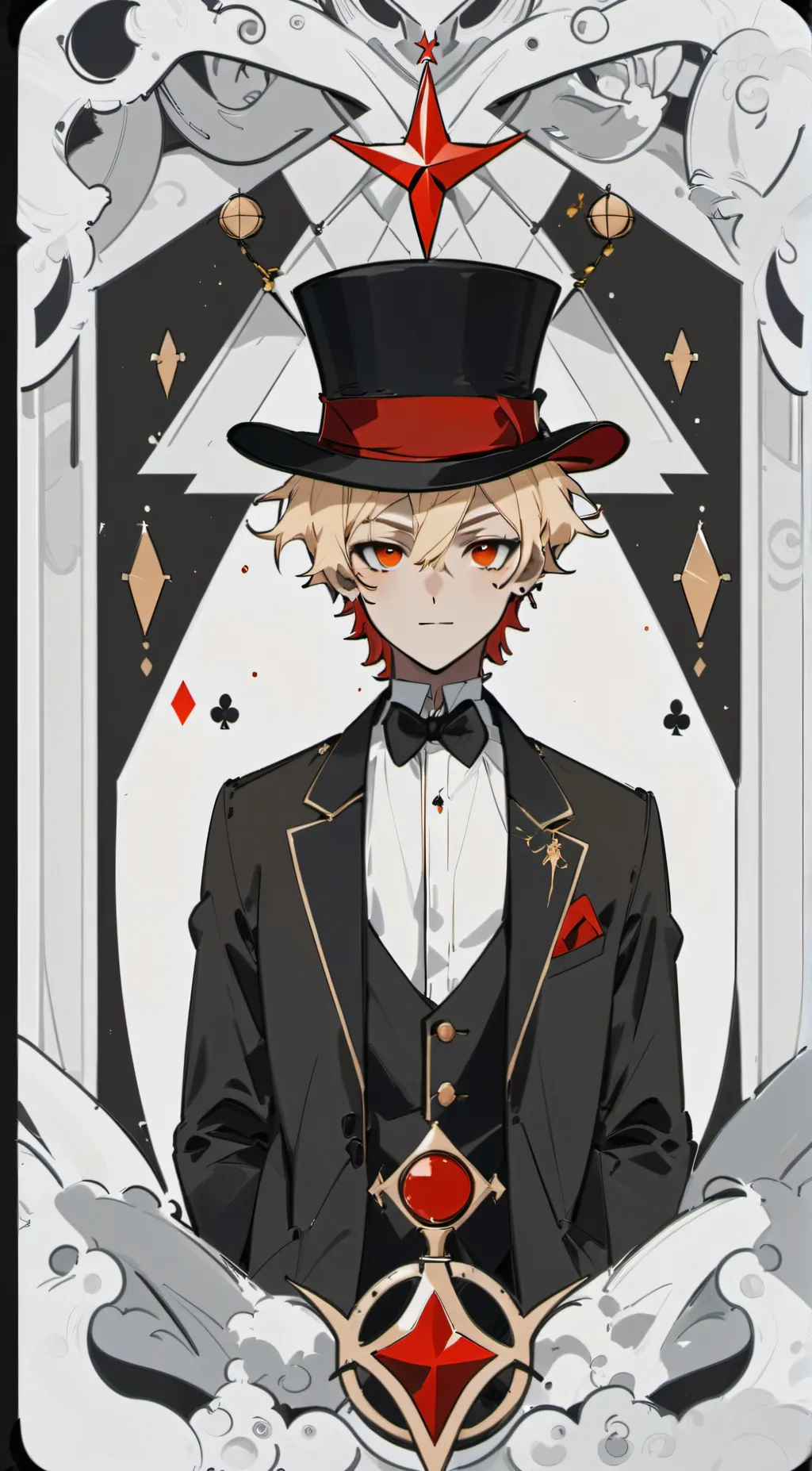 ai character: Lucifer MoningStar background