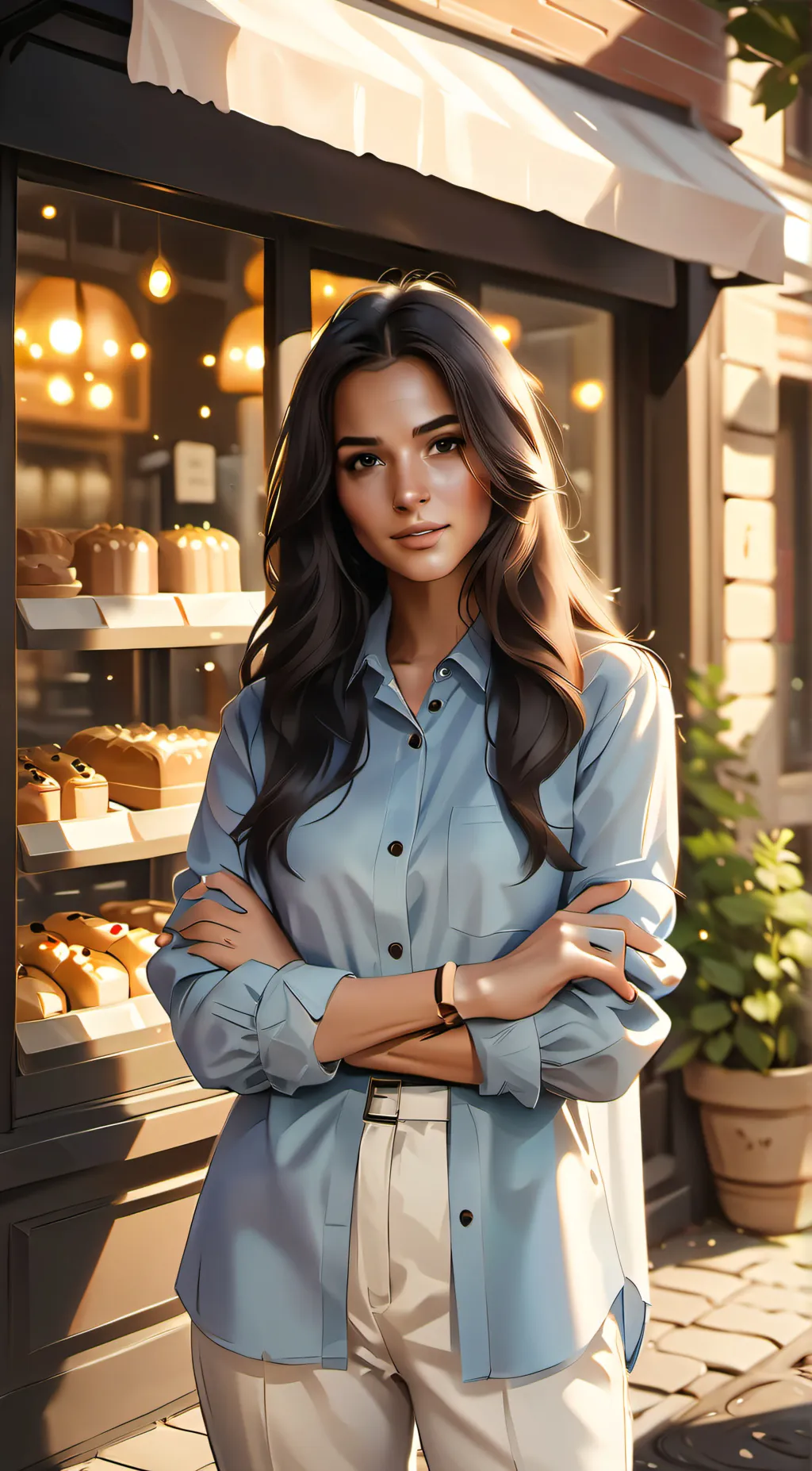 ai character: Simone Duffy background