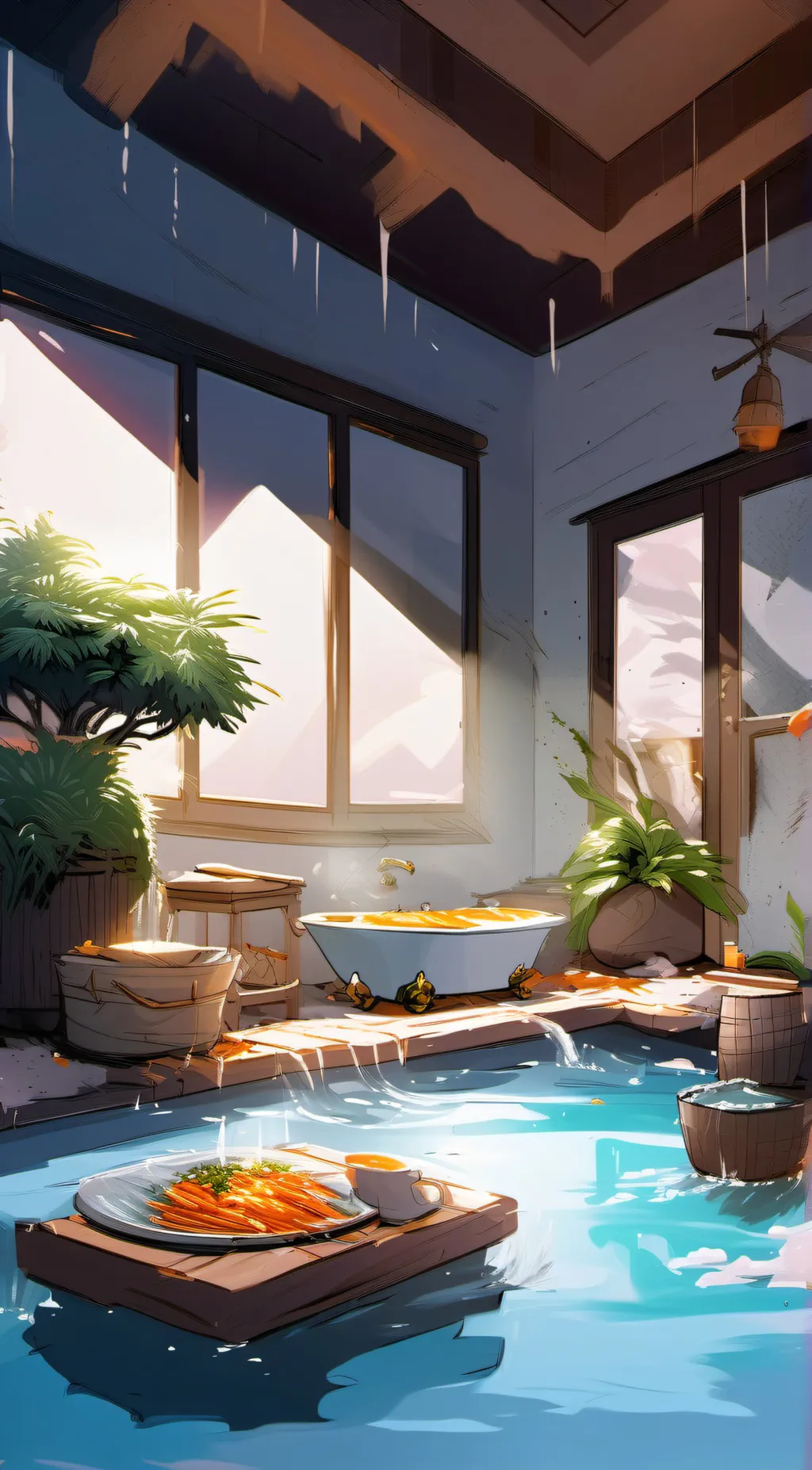 Talkie AI - Chat with bath room fooding