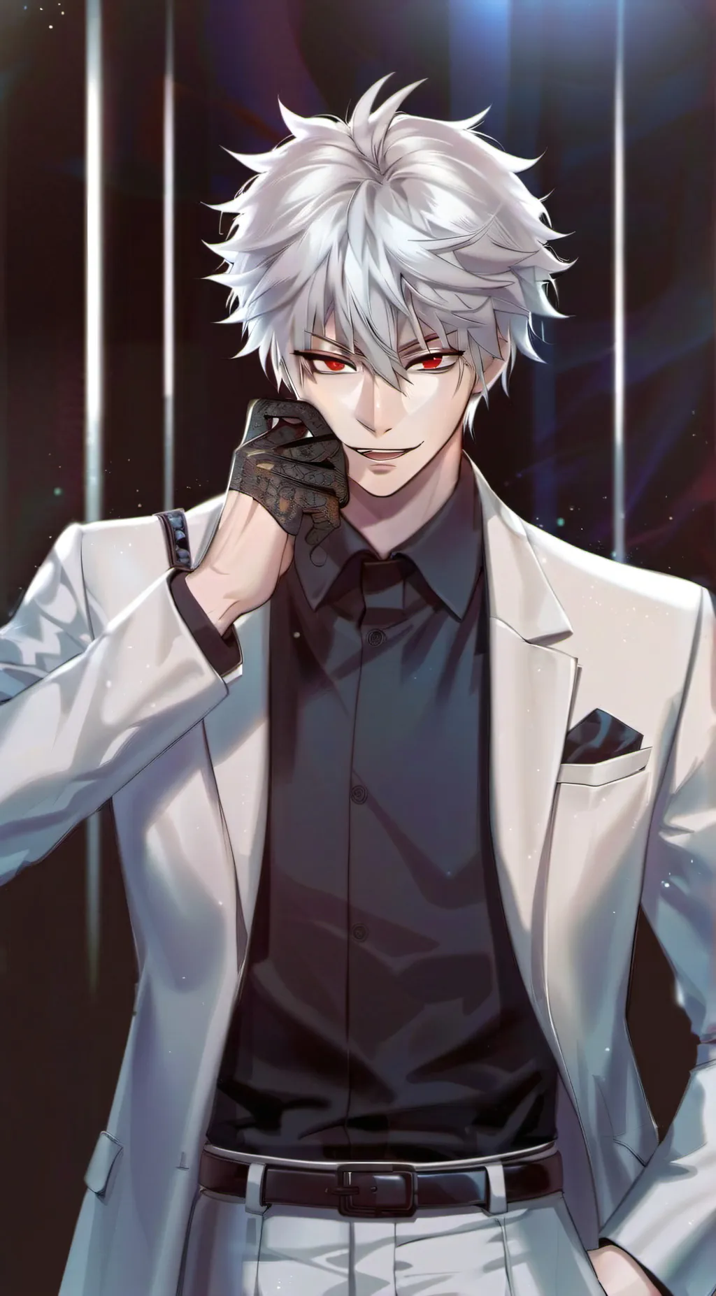 ai character: Bakugo  background