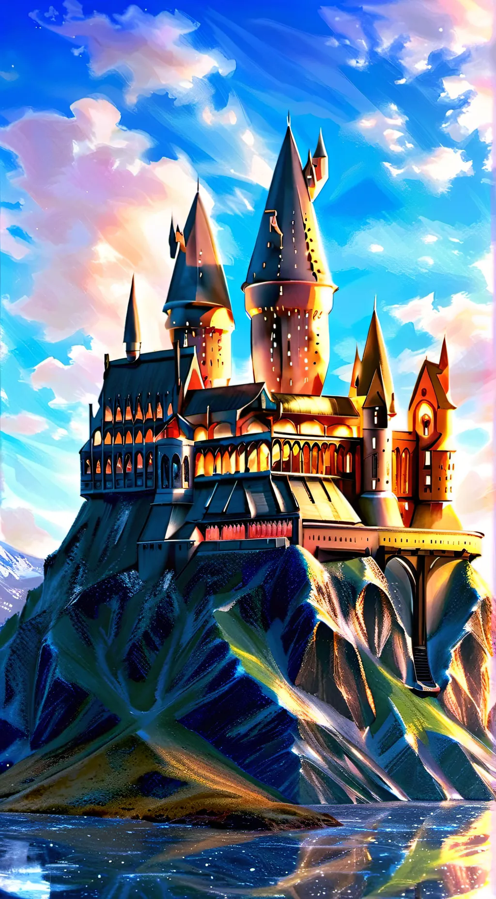 ai character: Hogwarts background