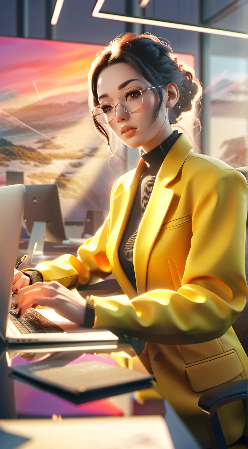 ai character: Lola miller background