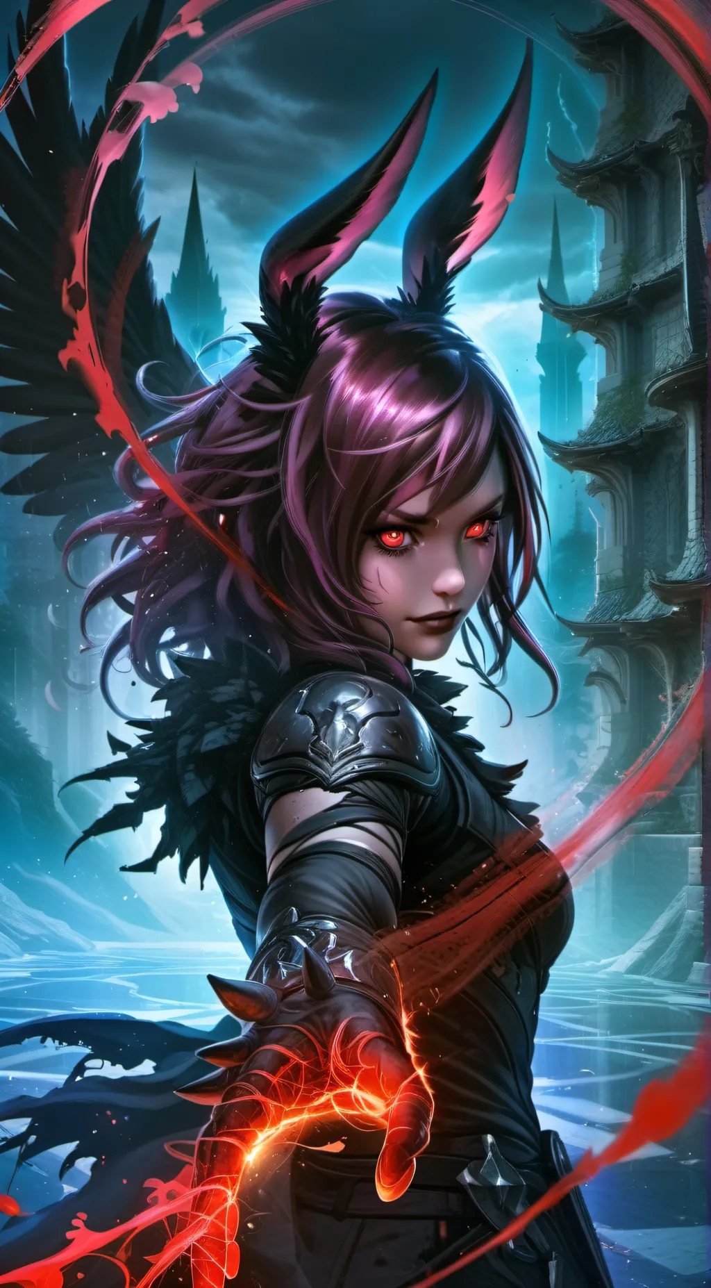 ai character: Aria background