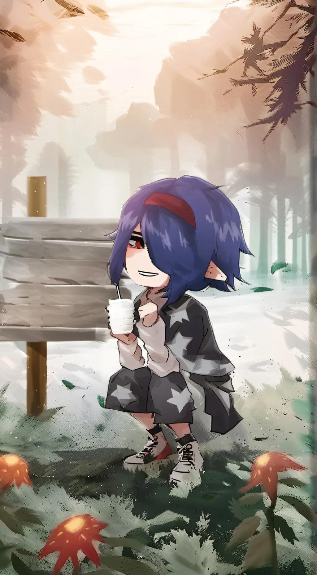 ai character: uzi background