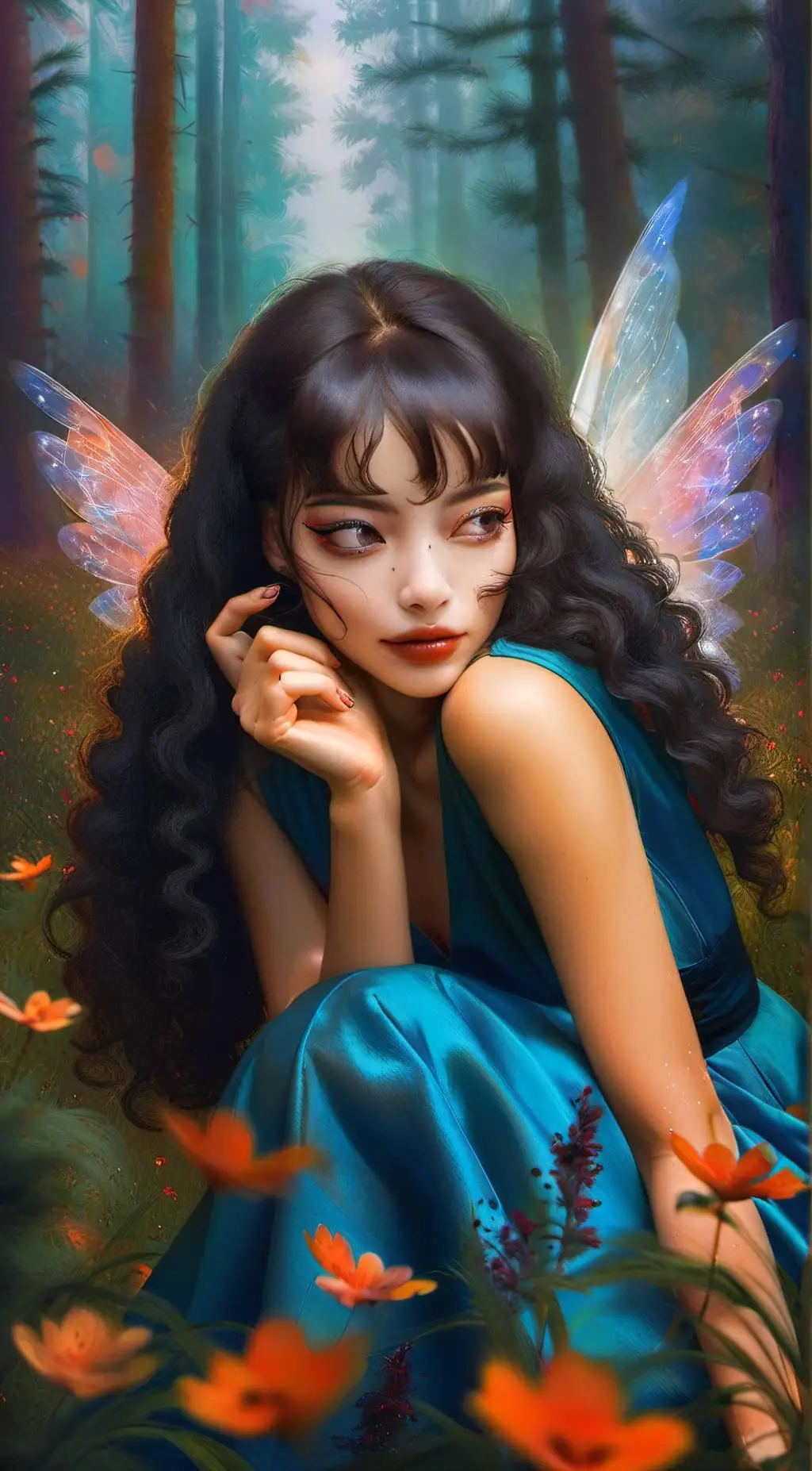ai character: Peoni  background