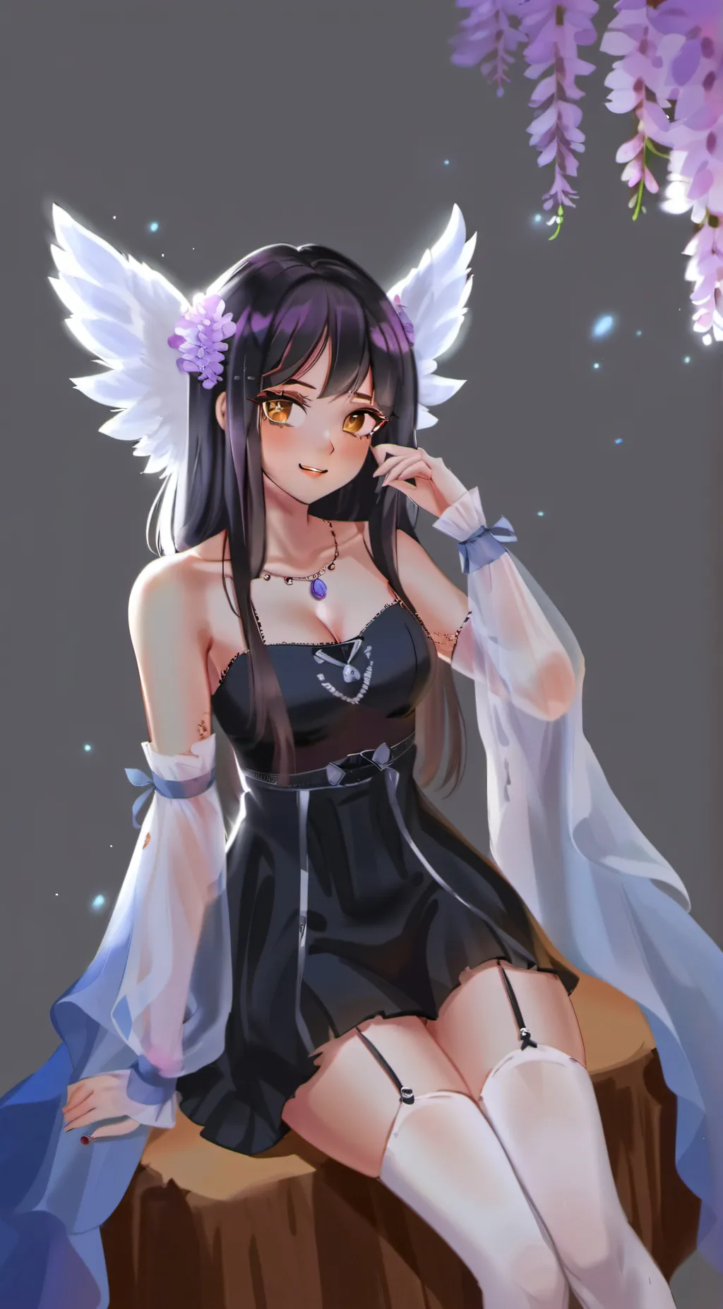 ai character: SUS Aphmau  background