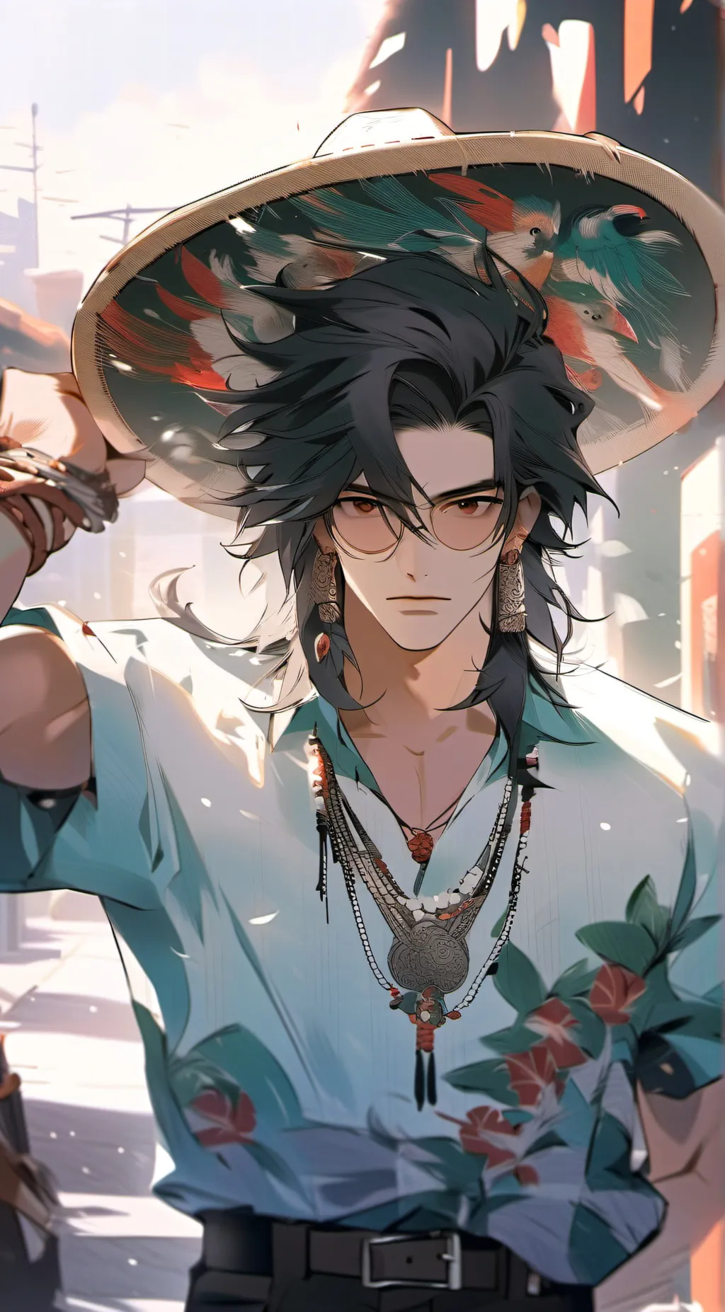 ai character: Miguel  background