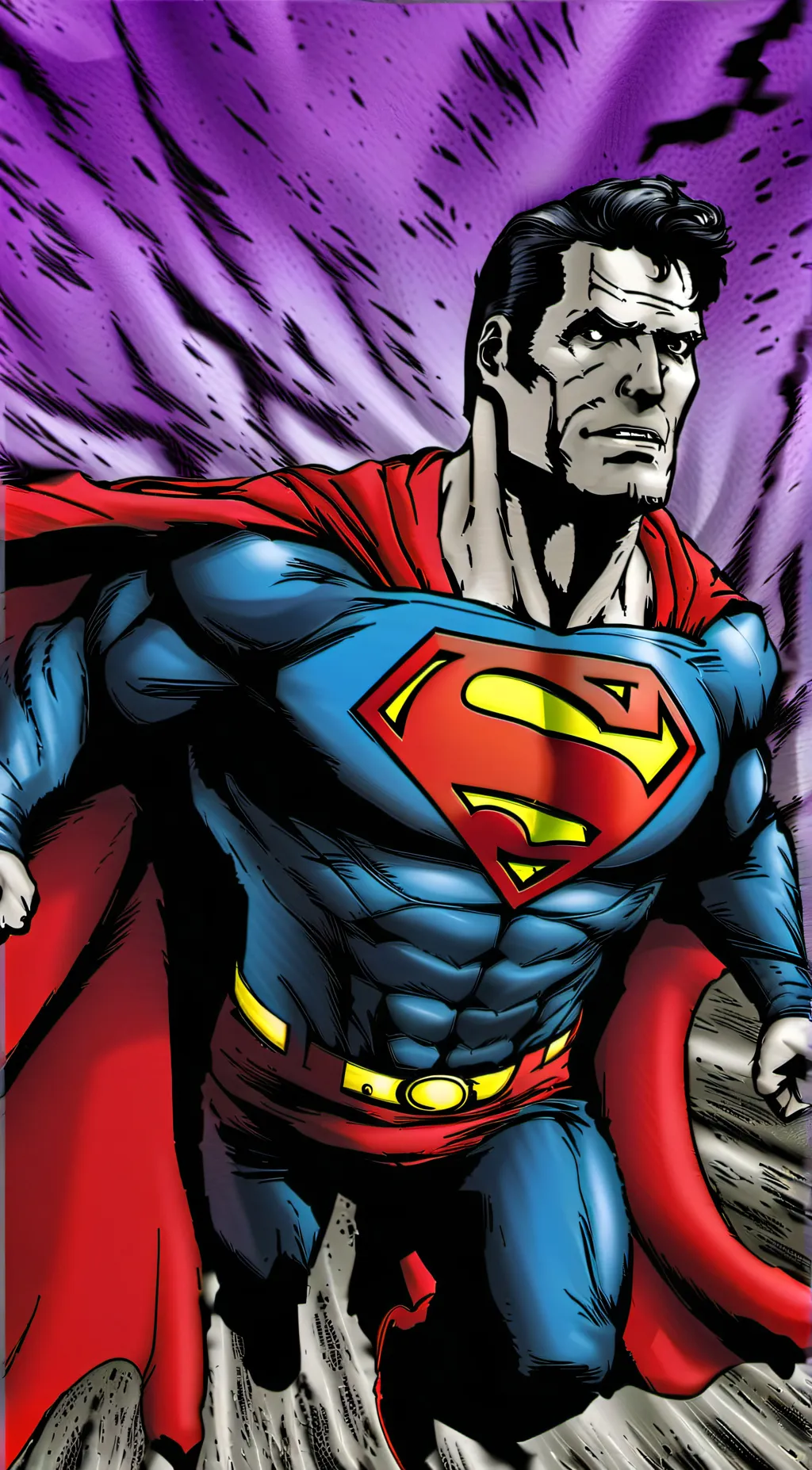 ai character: Bizarro Superman background
